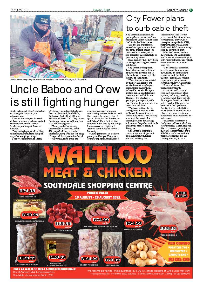 Southern Courier 24 August 2021 page 8