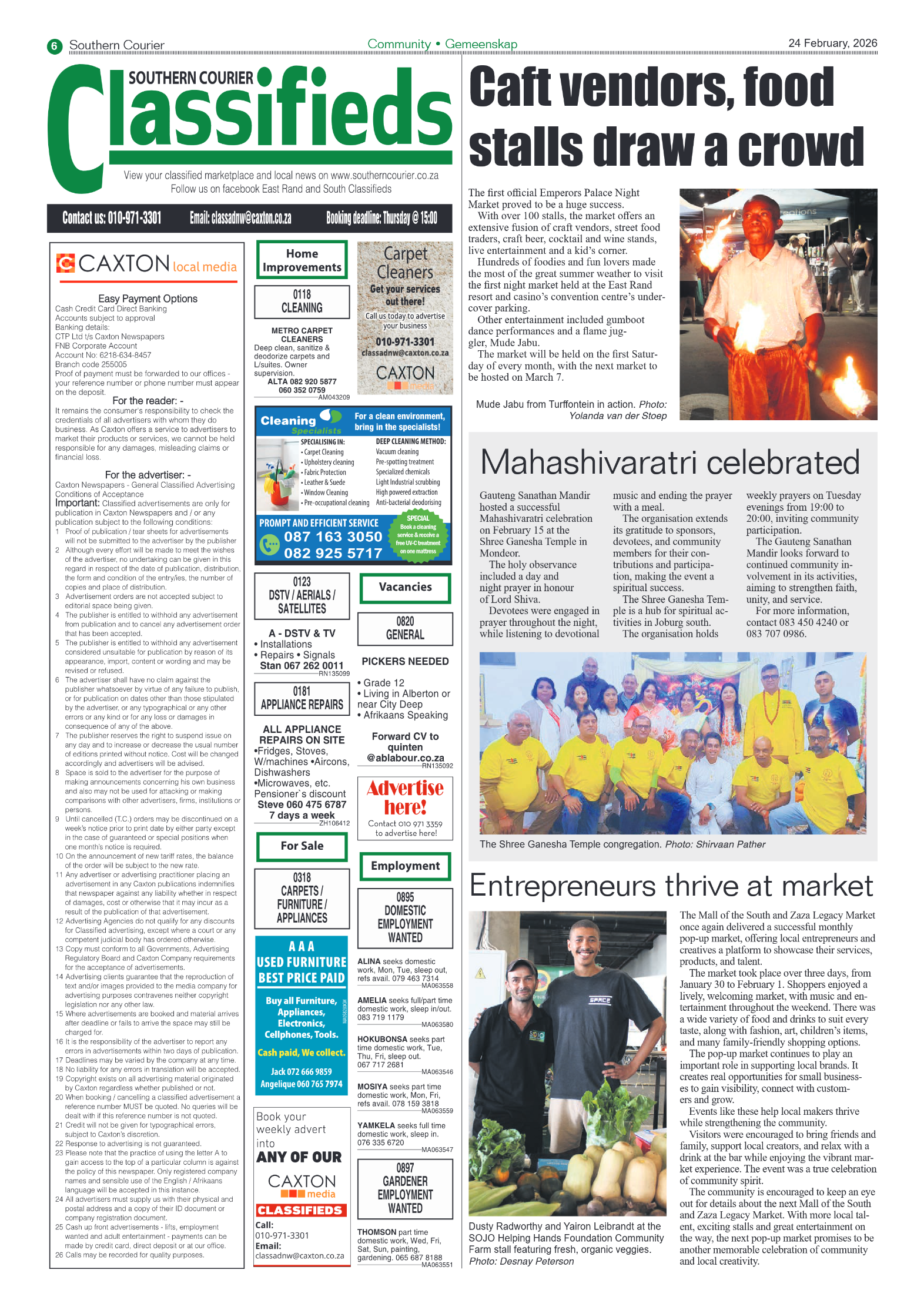 Southern Courier 24 February 2026 page 6