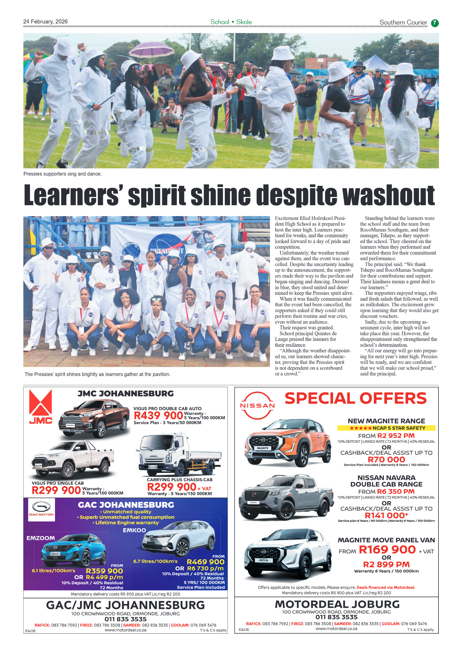 Southern Courier 24 February 2026 page 7
