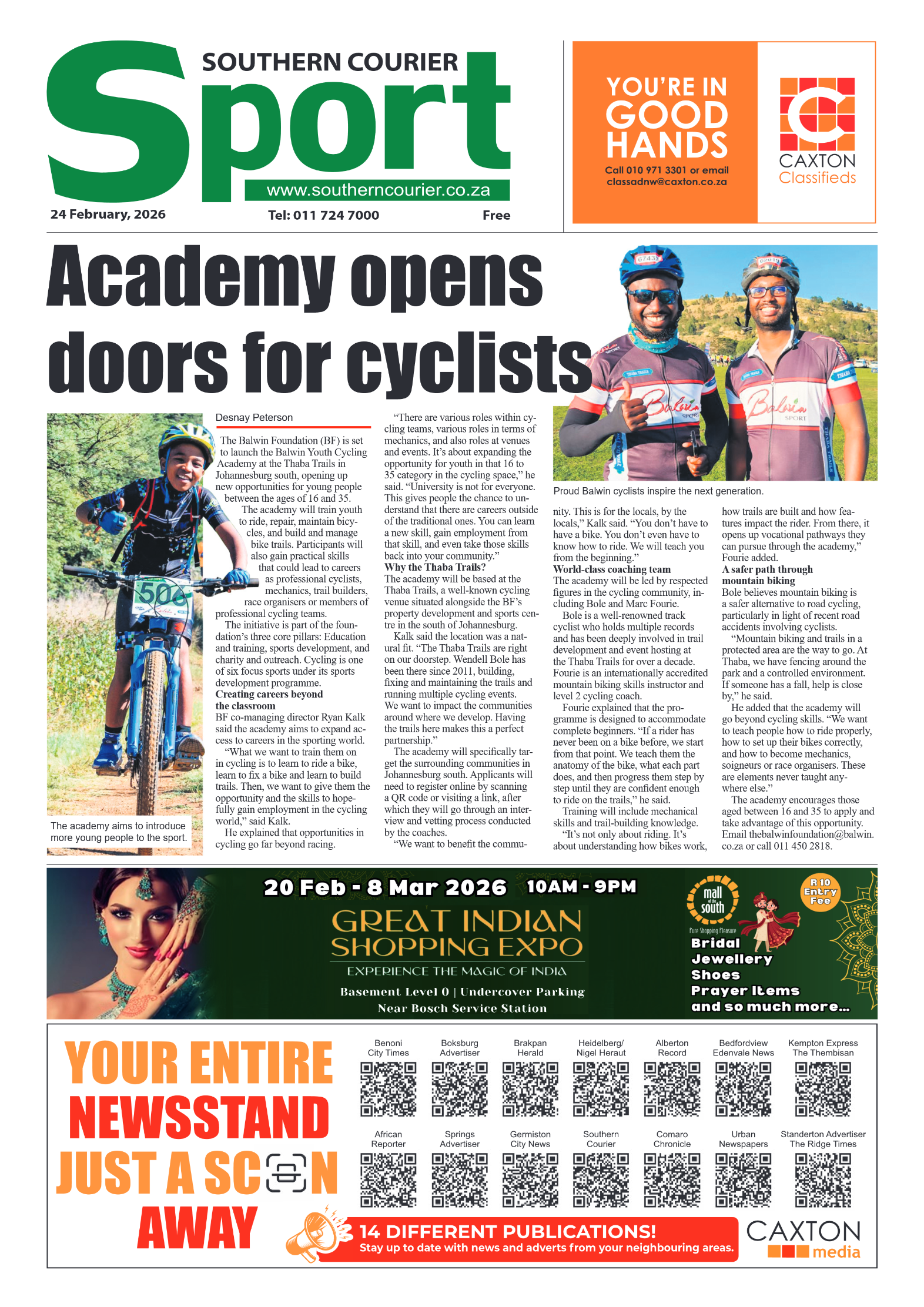 Southern Courier 24 February 2026 page 8