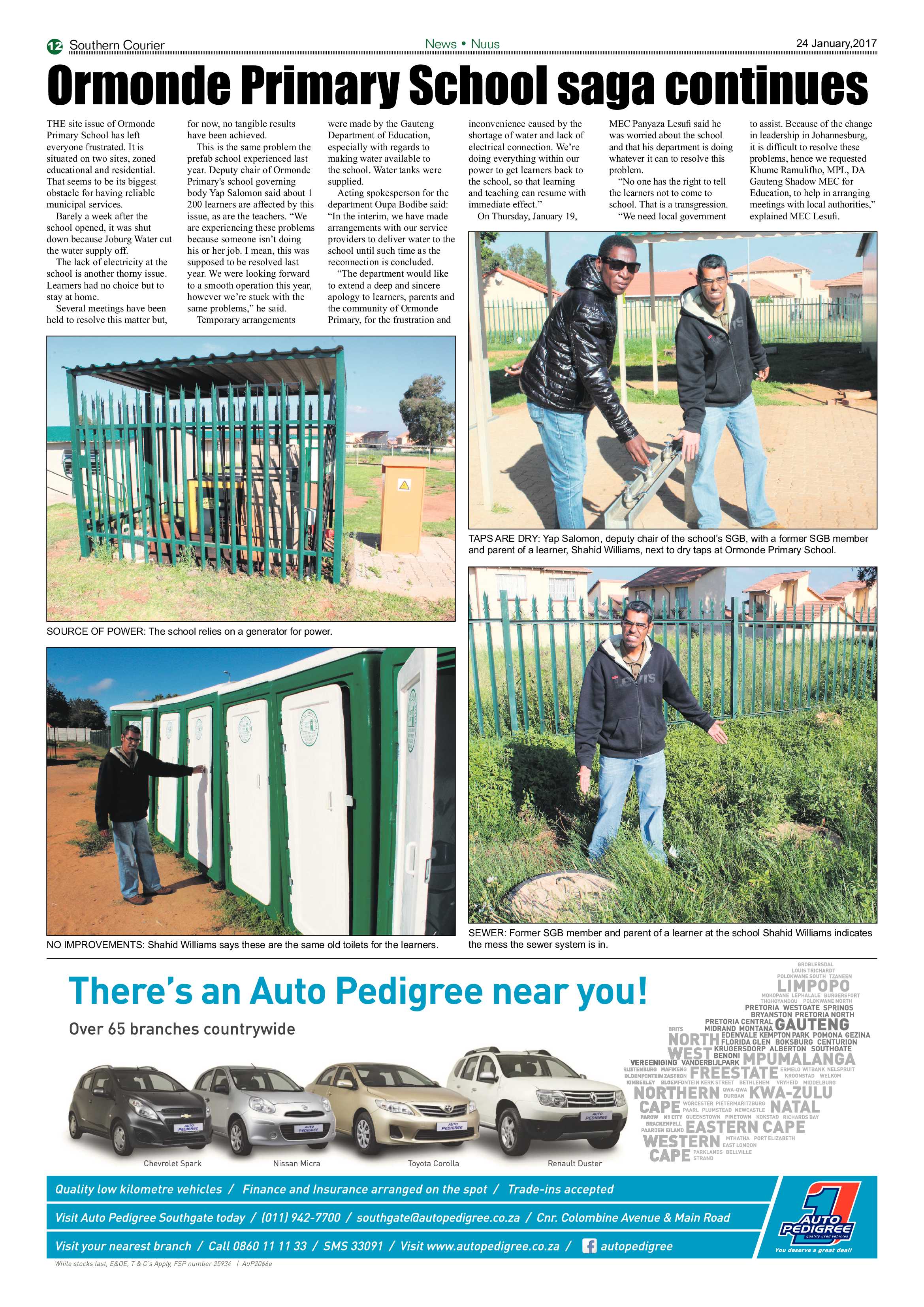 Southern Courier 24 January 2017 page 12
