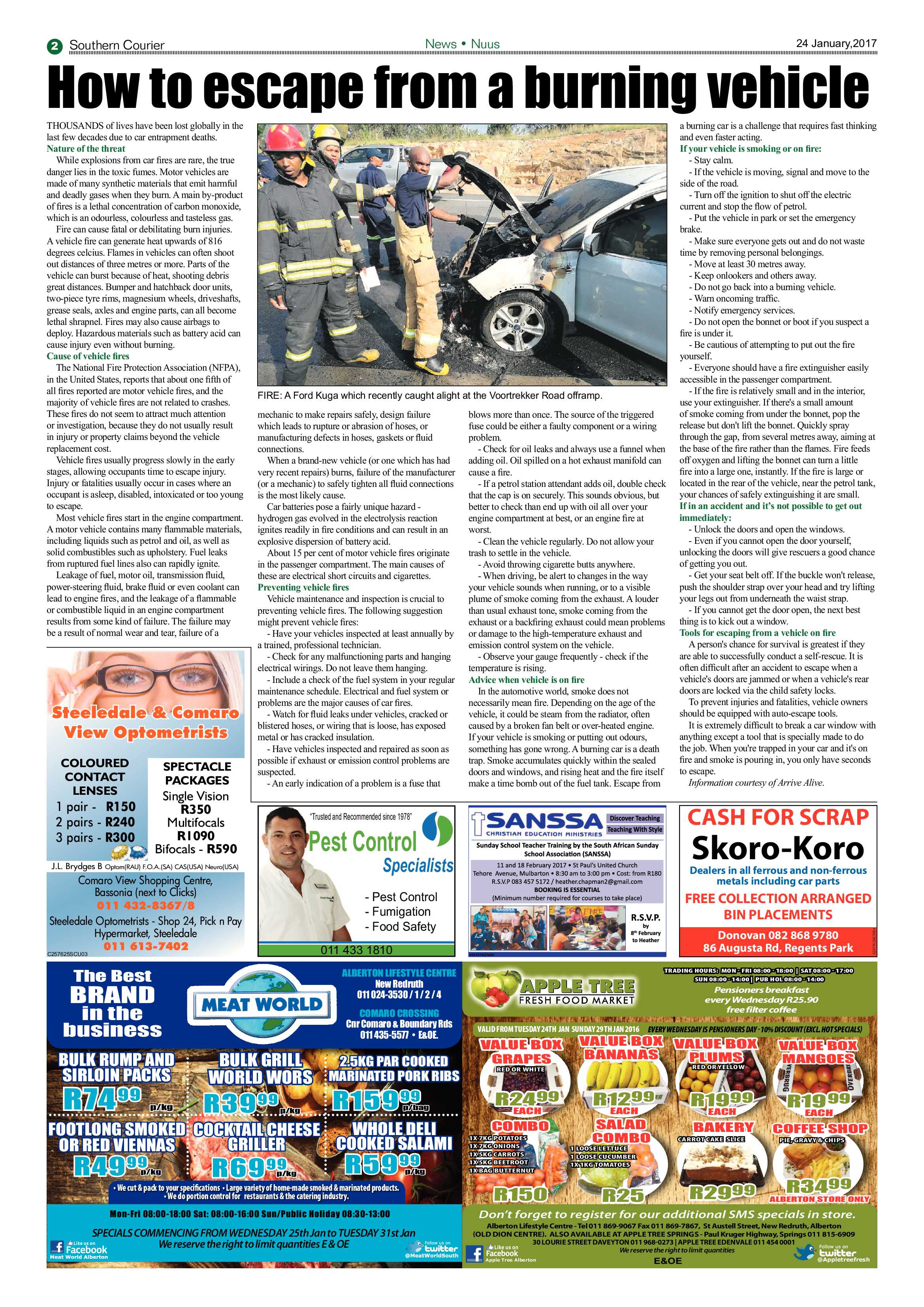 Southern Courier 24 January 2017 page 2