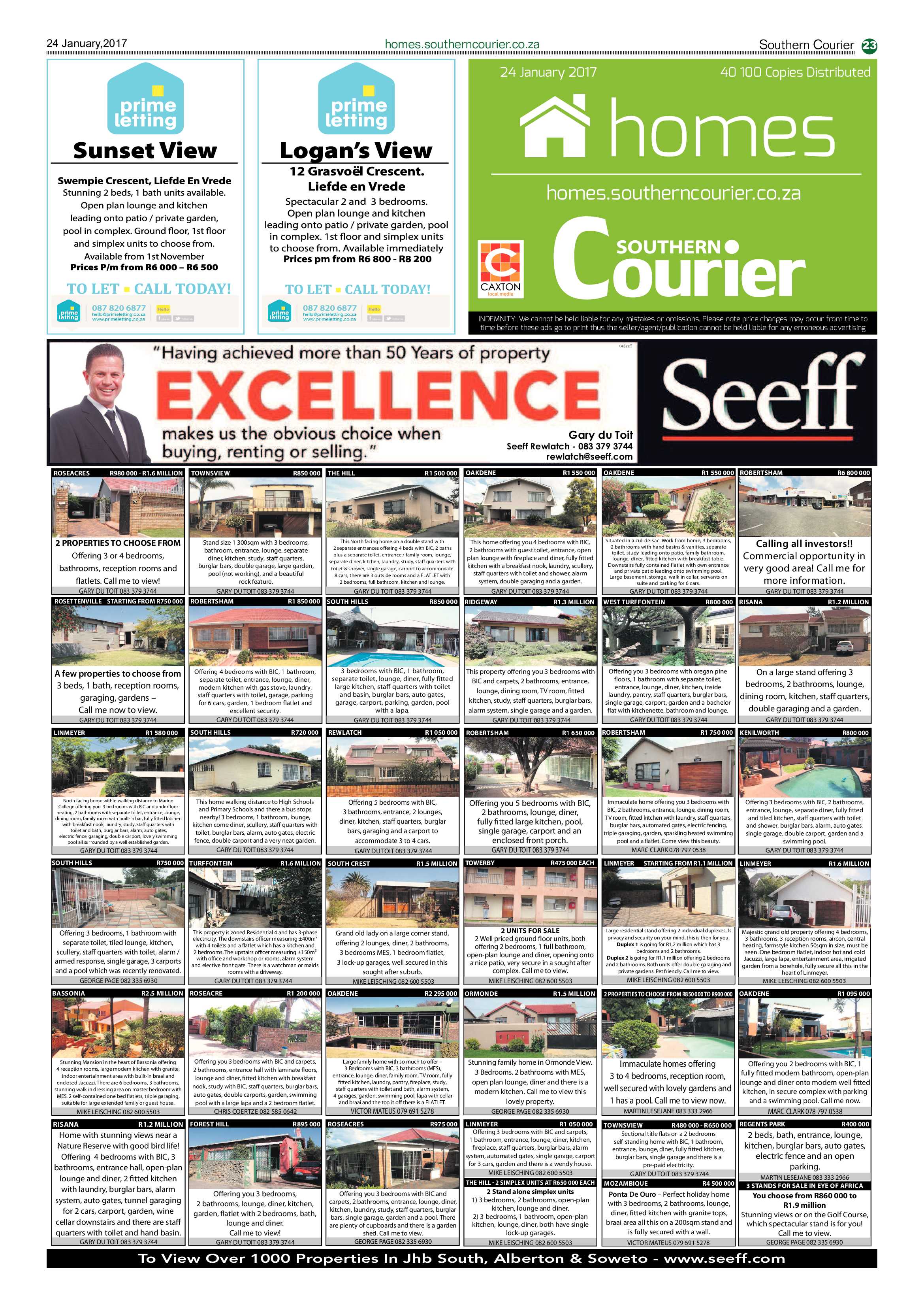 Southern Courier 24 January 2017 page 23