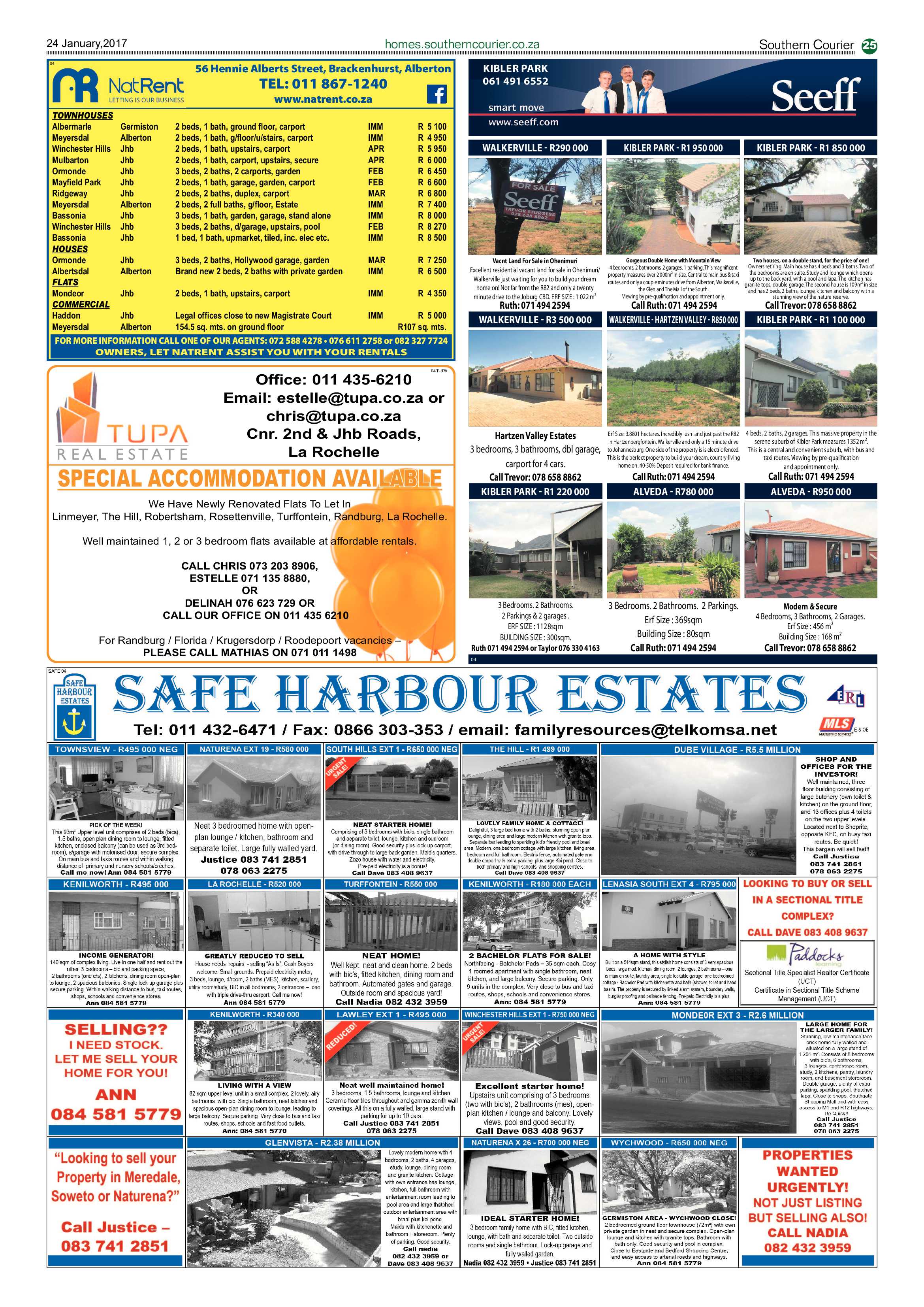 Southern Courier 24 January 2017 page 25
