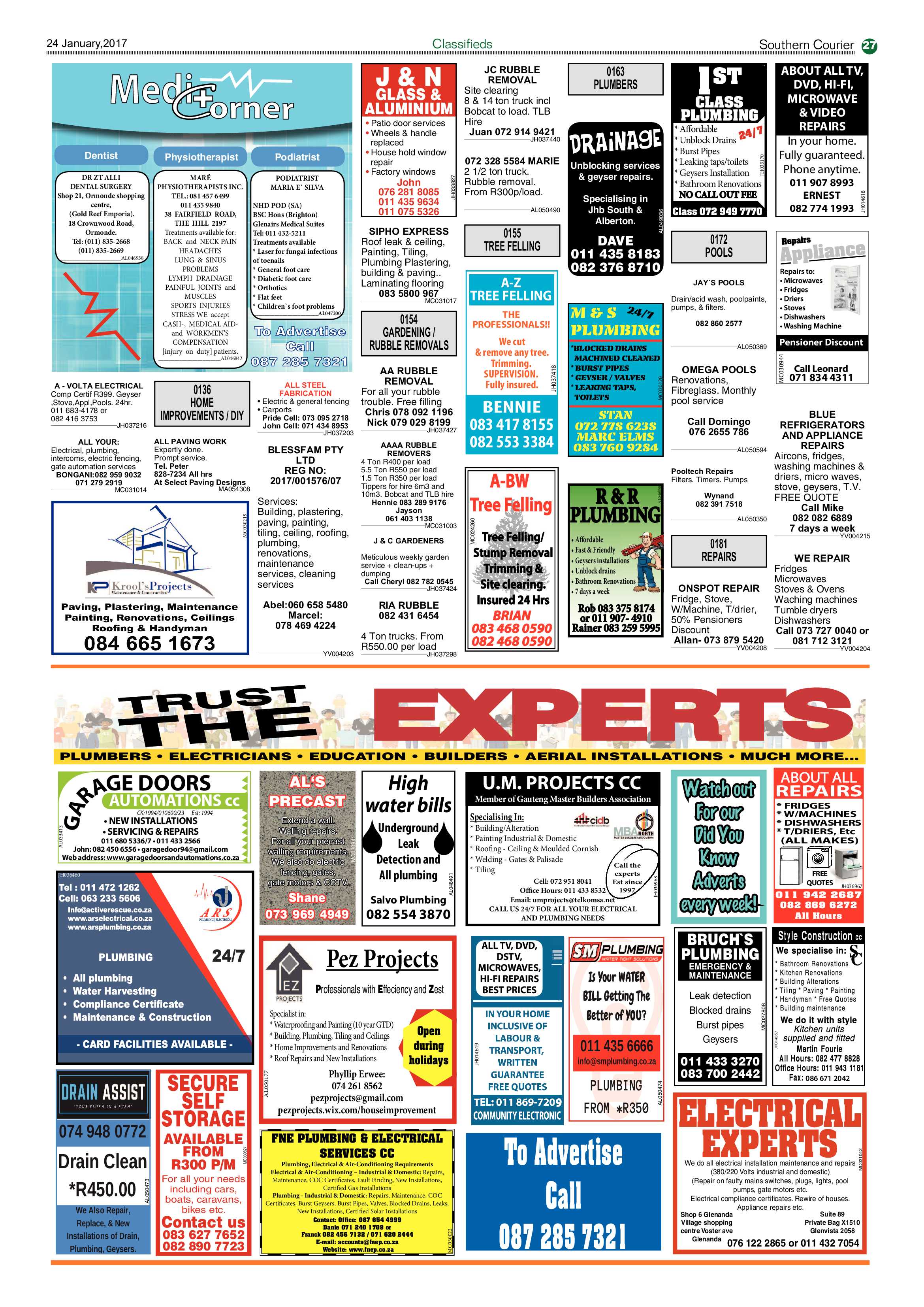 Southern Courier 24 January 2017 page 27