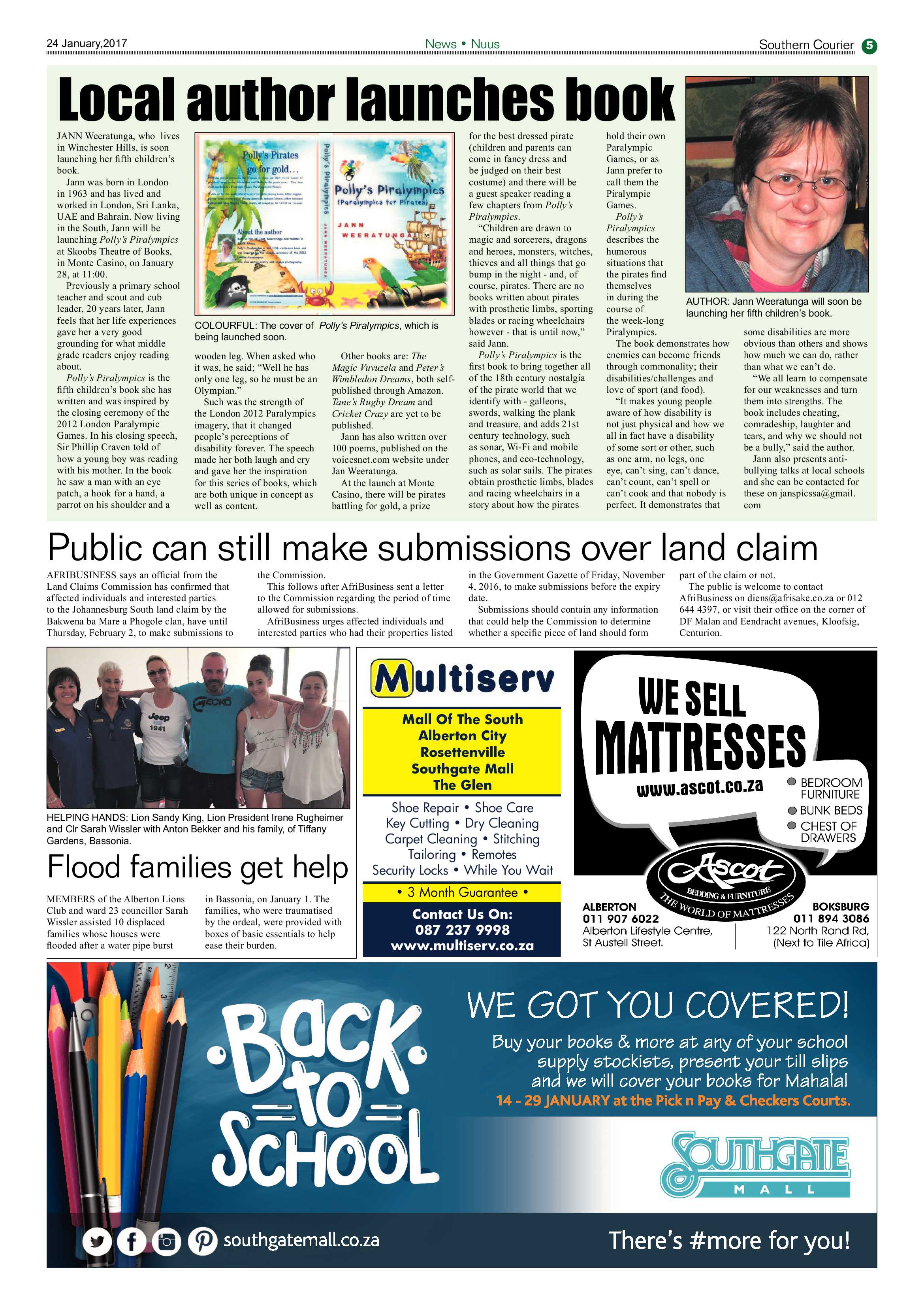 Southern Courier 24 January 2017 page 5