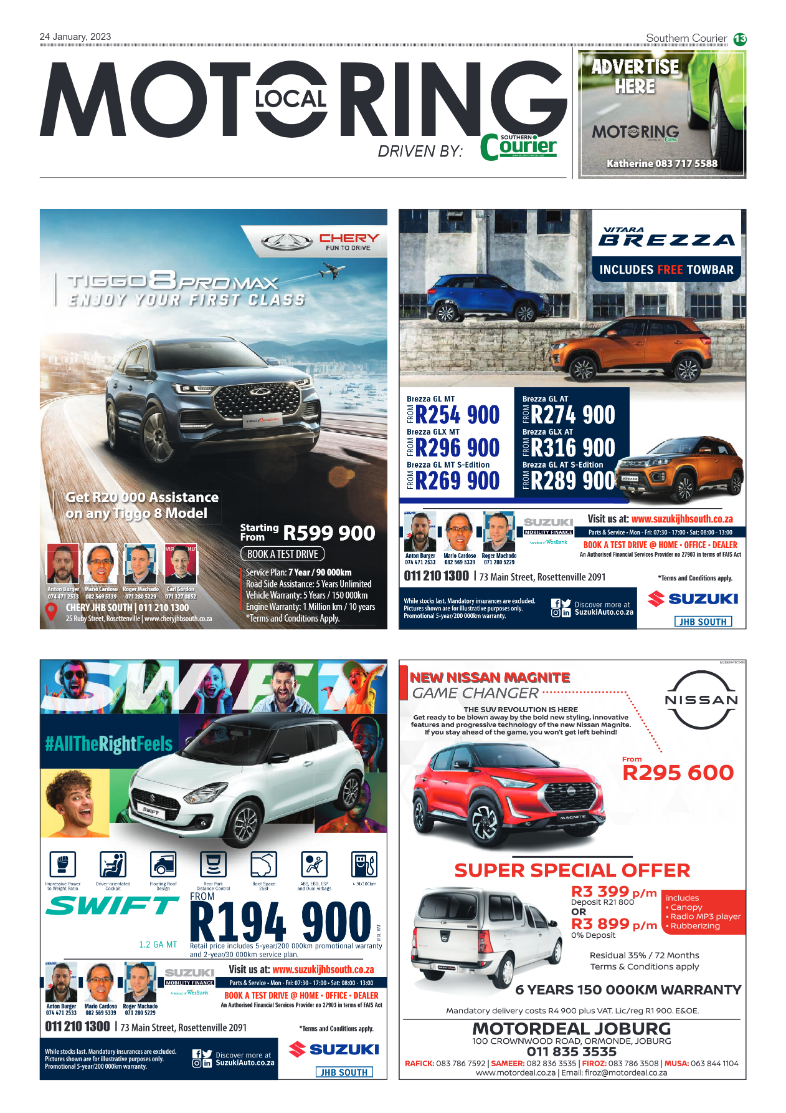 Southern Courier 24 January 2023 page 15