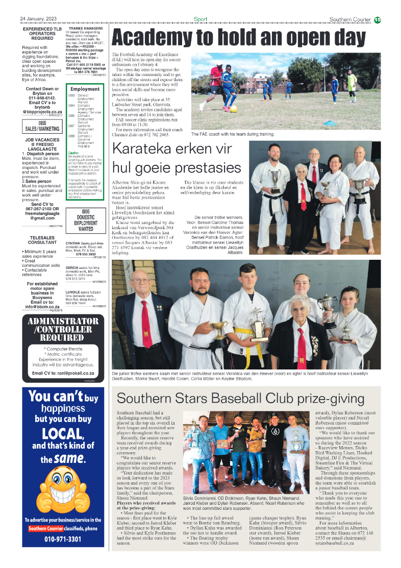 Southern Courier 24 January 2023 page 17