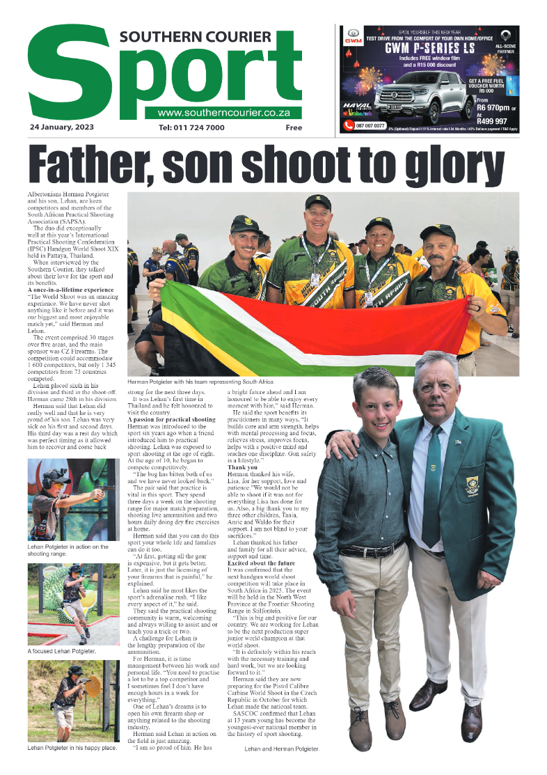 Southern Courier 24 January 2023 page 18