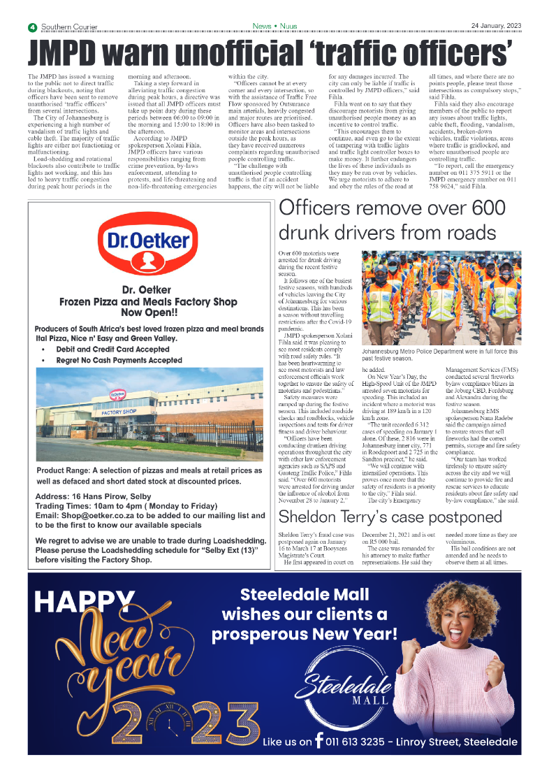 Southern Courier 24 January 2023 page 6