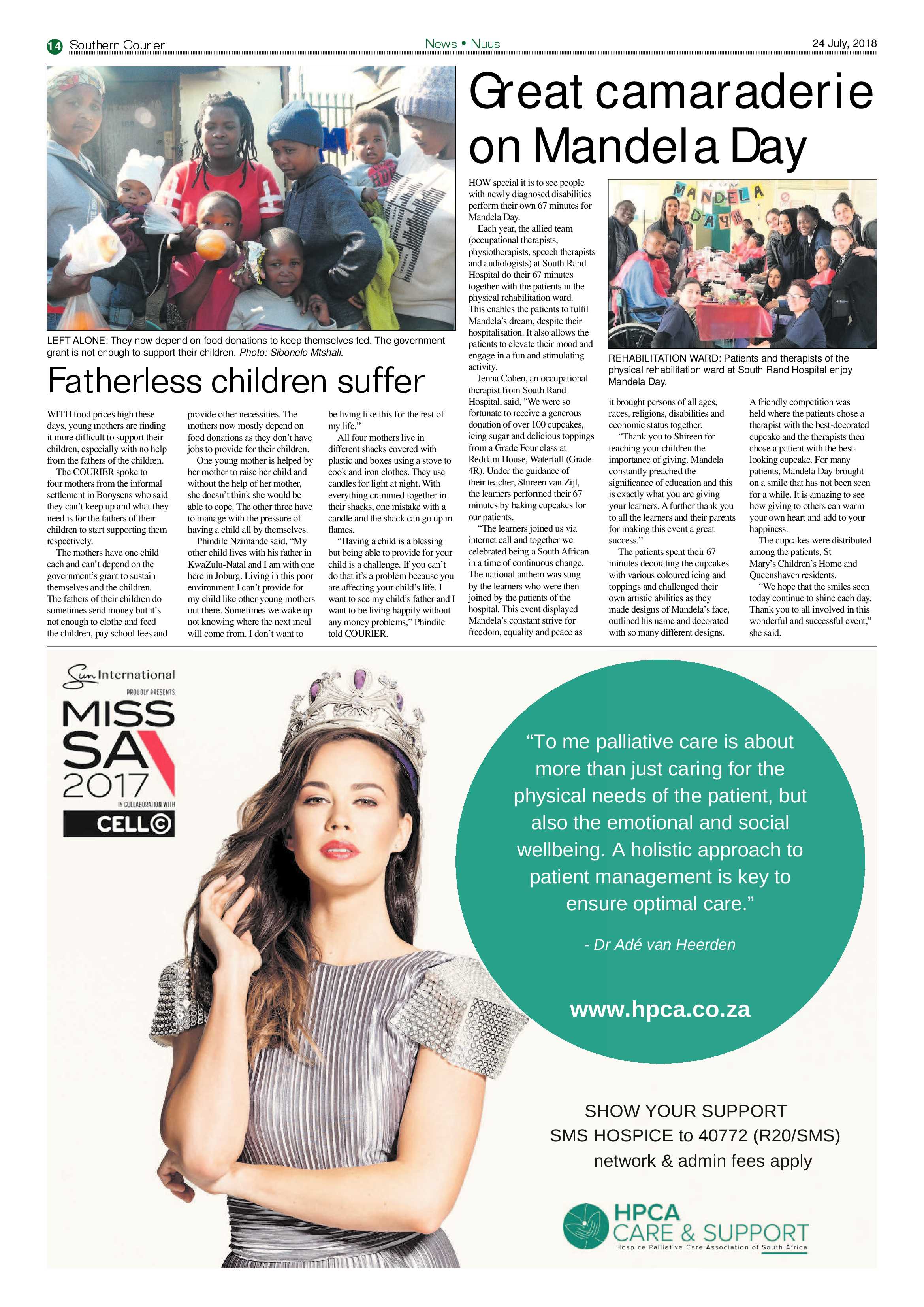 Southern Courier 24 July 2018 page 14