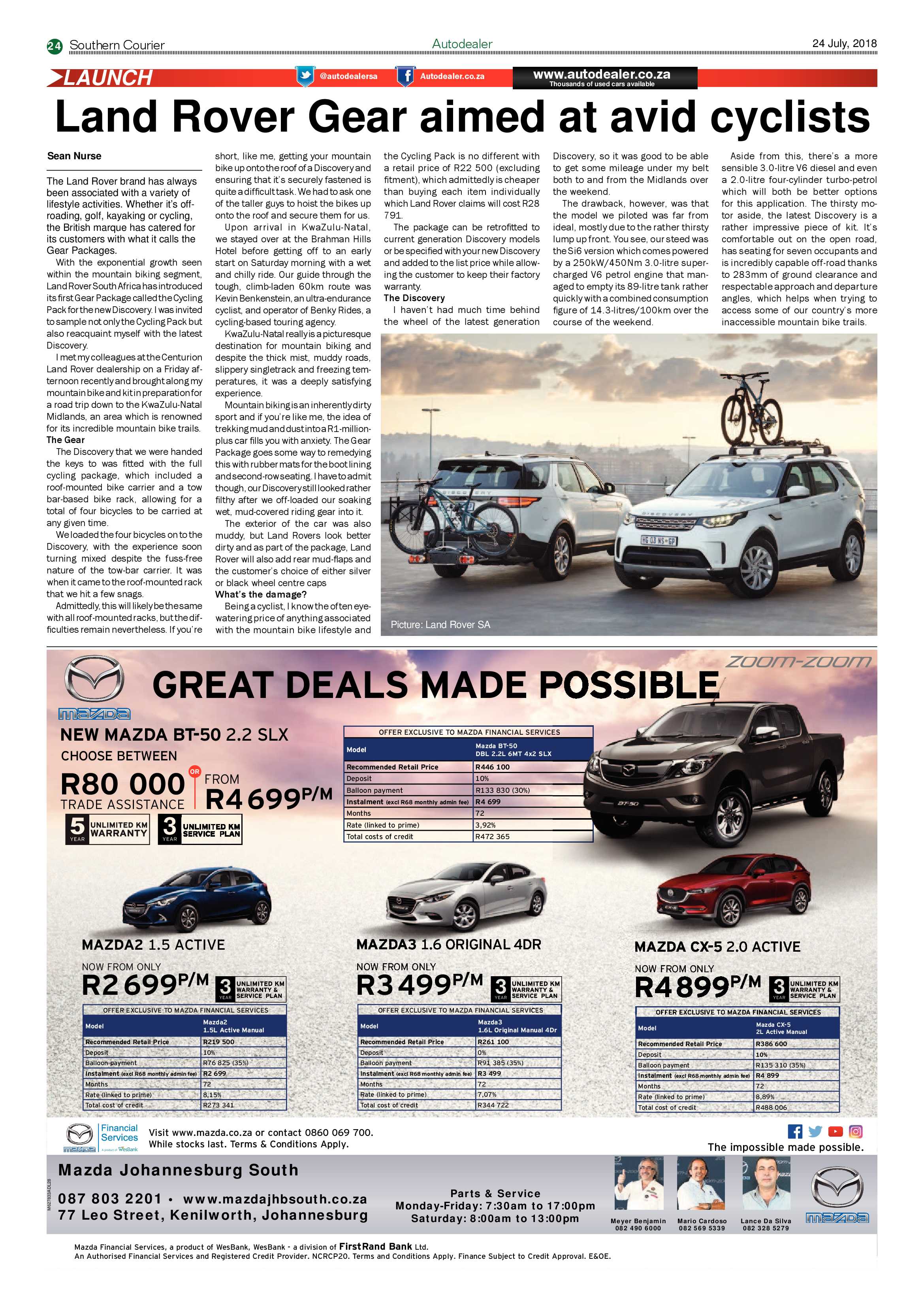 Southern Courier 24 July 2018 page 24