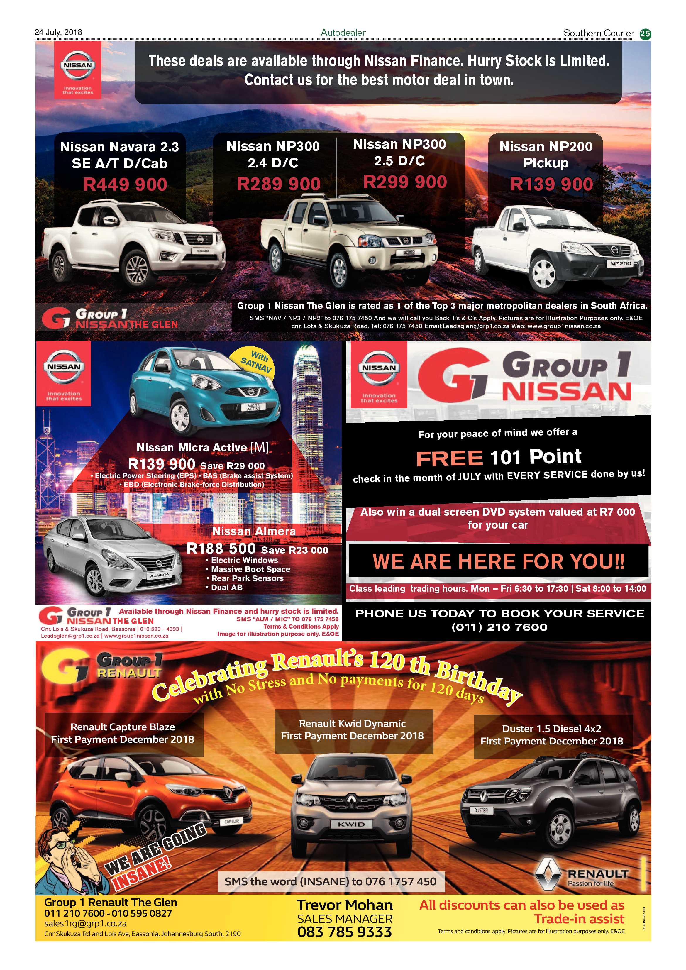 Southern Courier 24 July 2018 page 25
