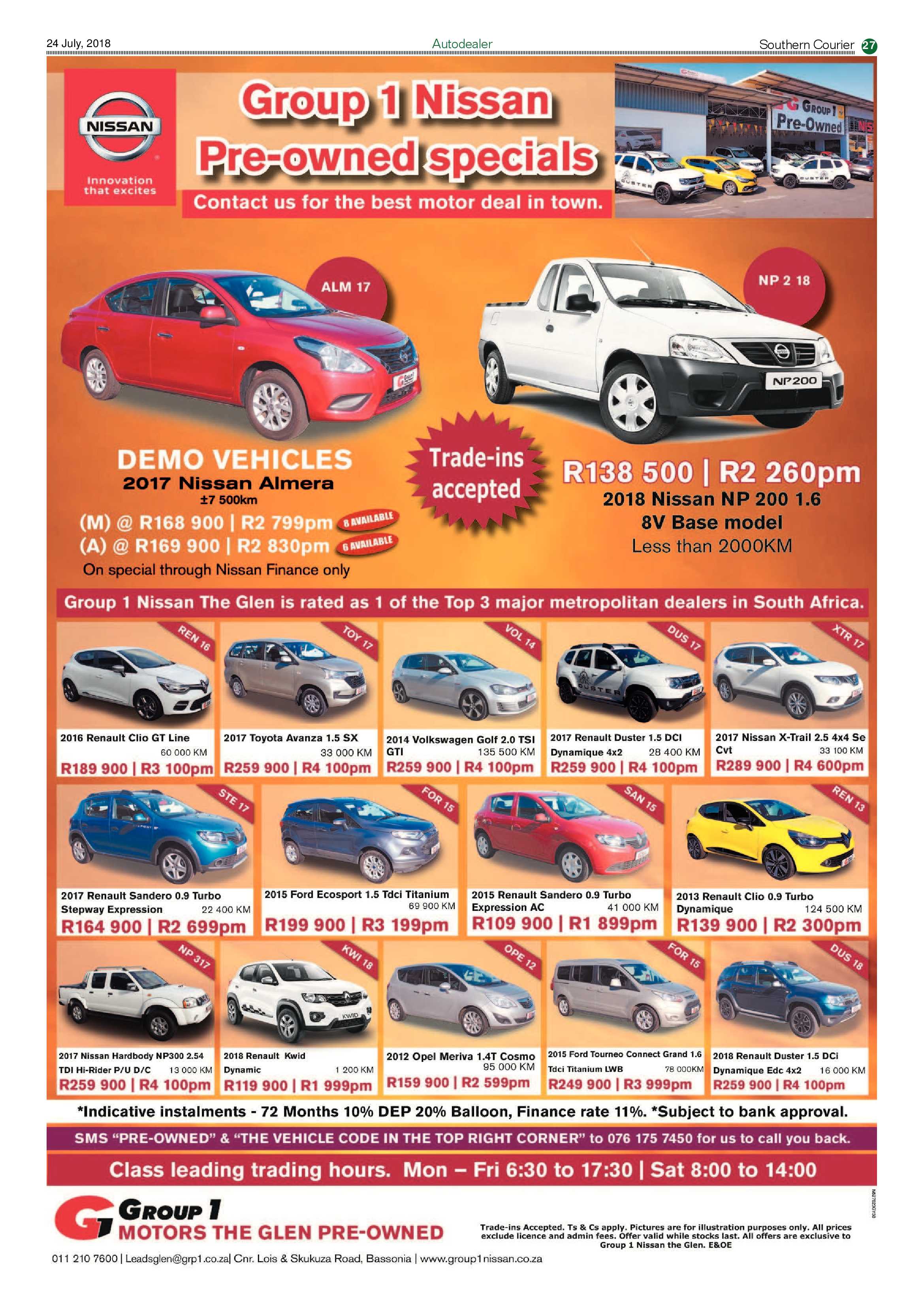 Southern Courier 24 July 2018 page 27