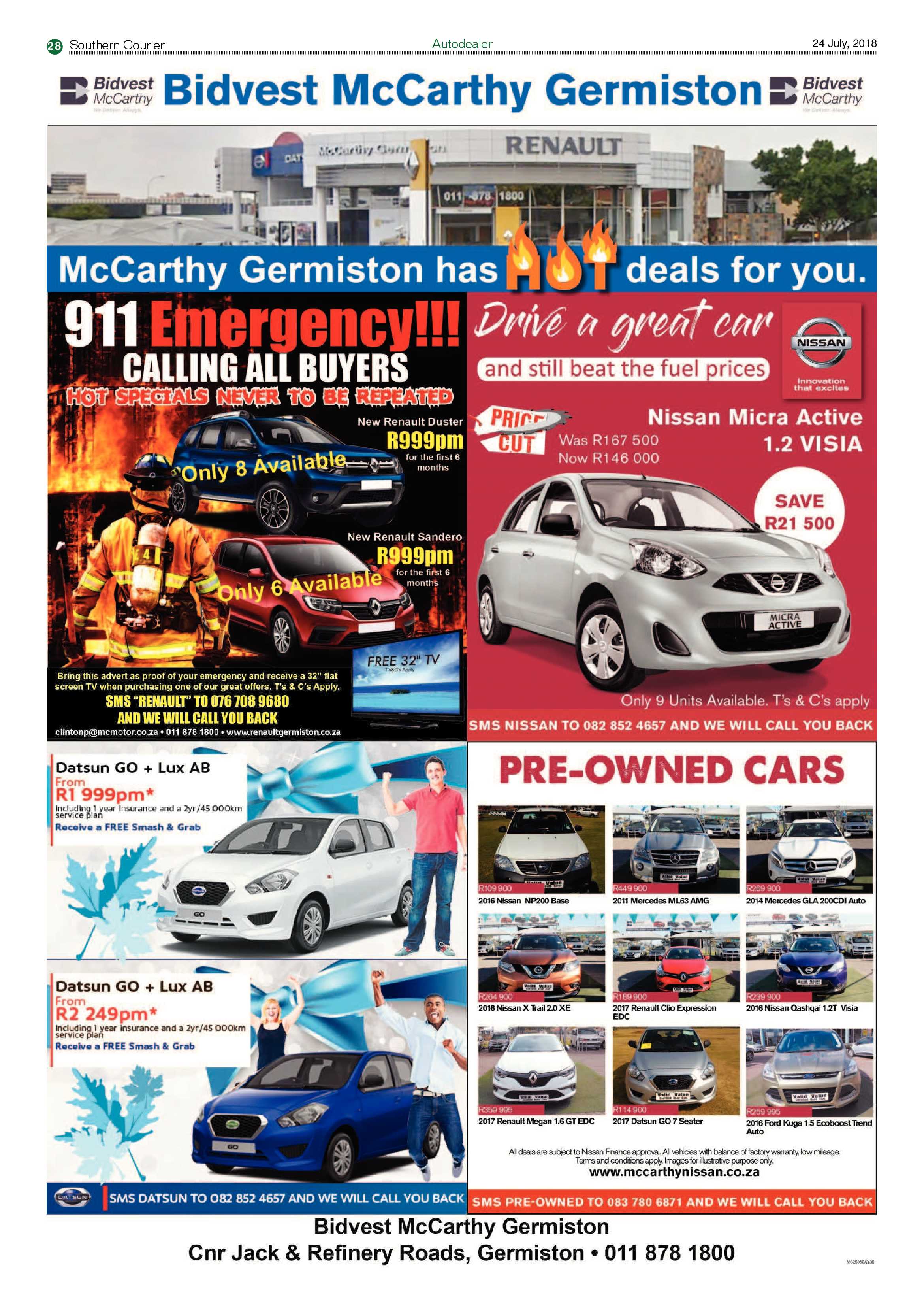 Southern Courier 24 July 2018 page 28