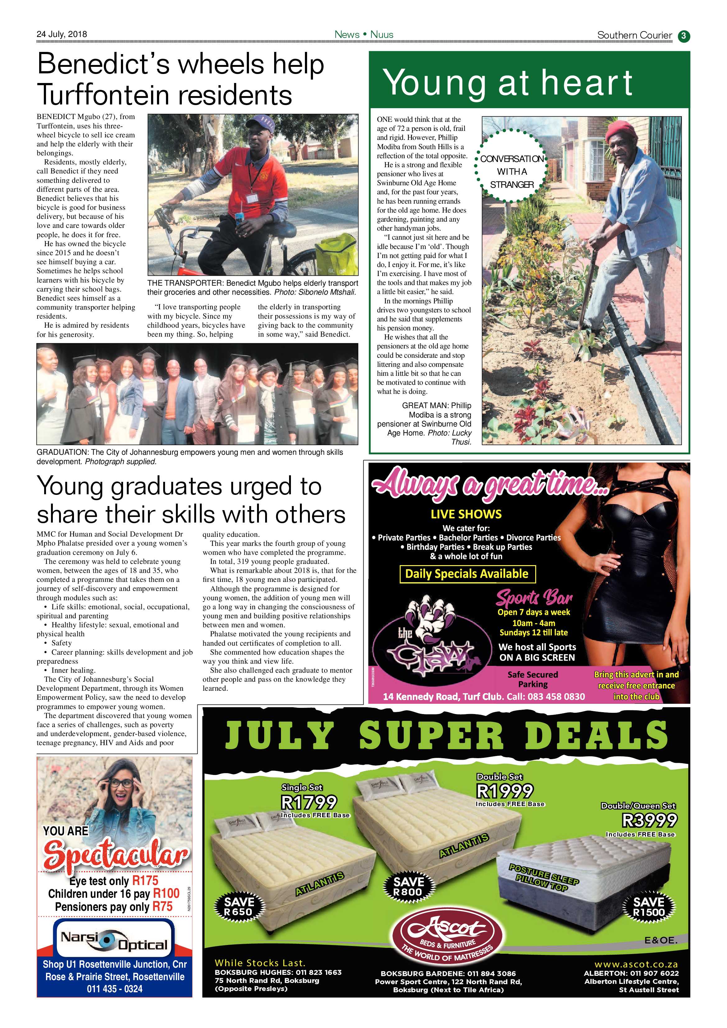 Southern Courier 24 July 2018 page 3