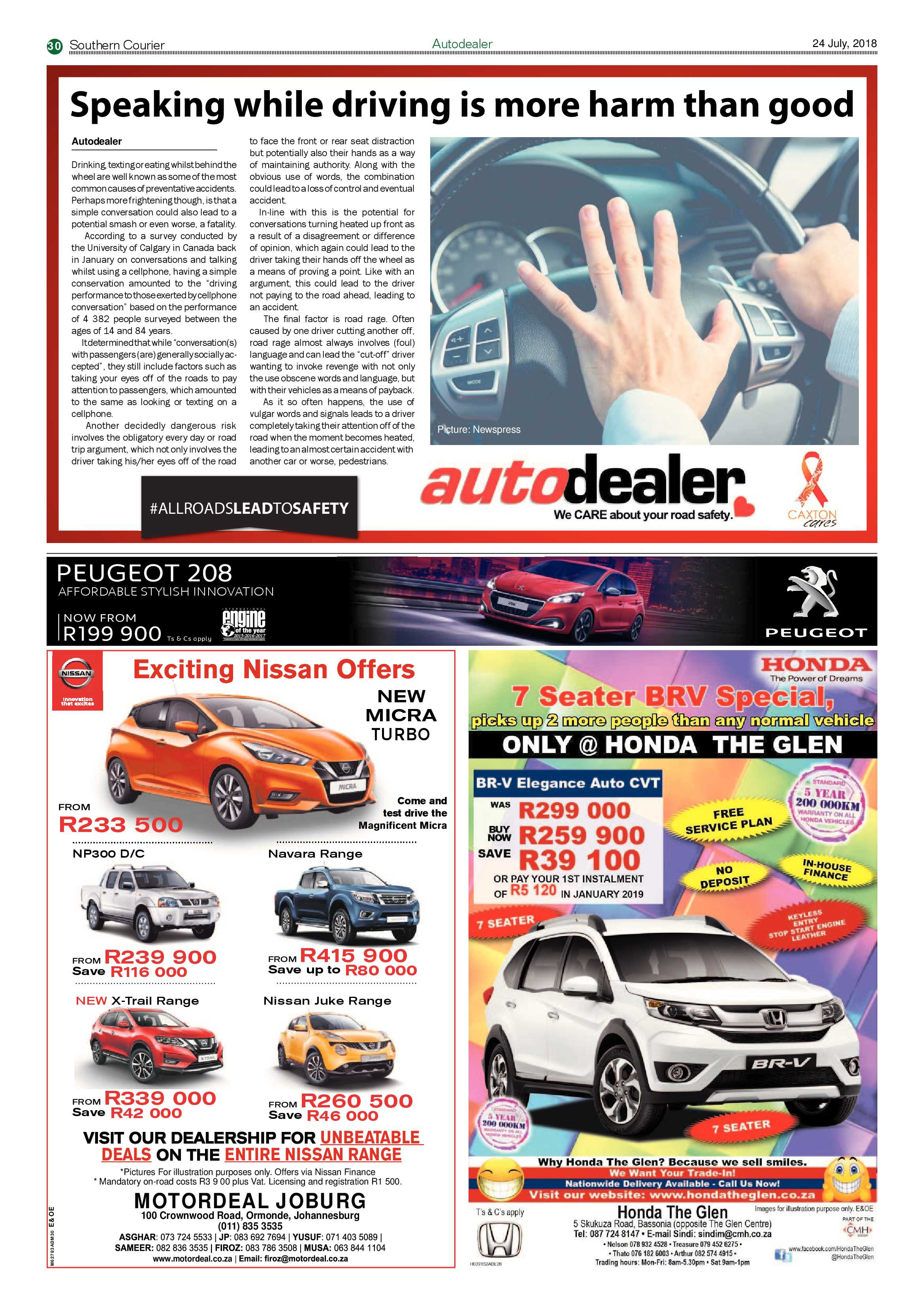 Southern Courier 24 July 2018 page 30