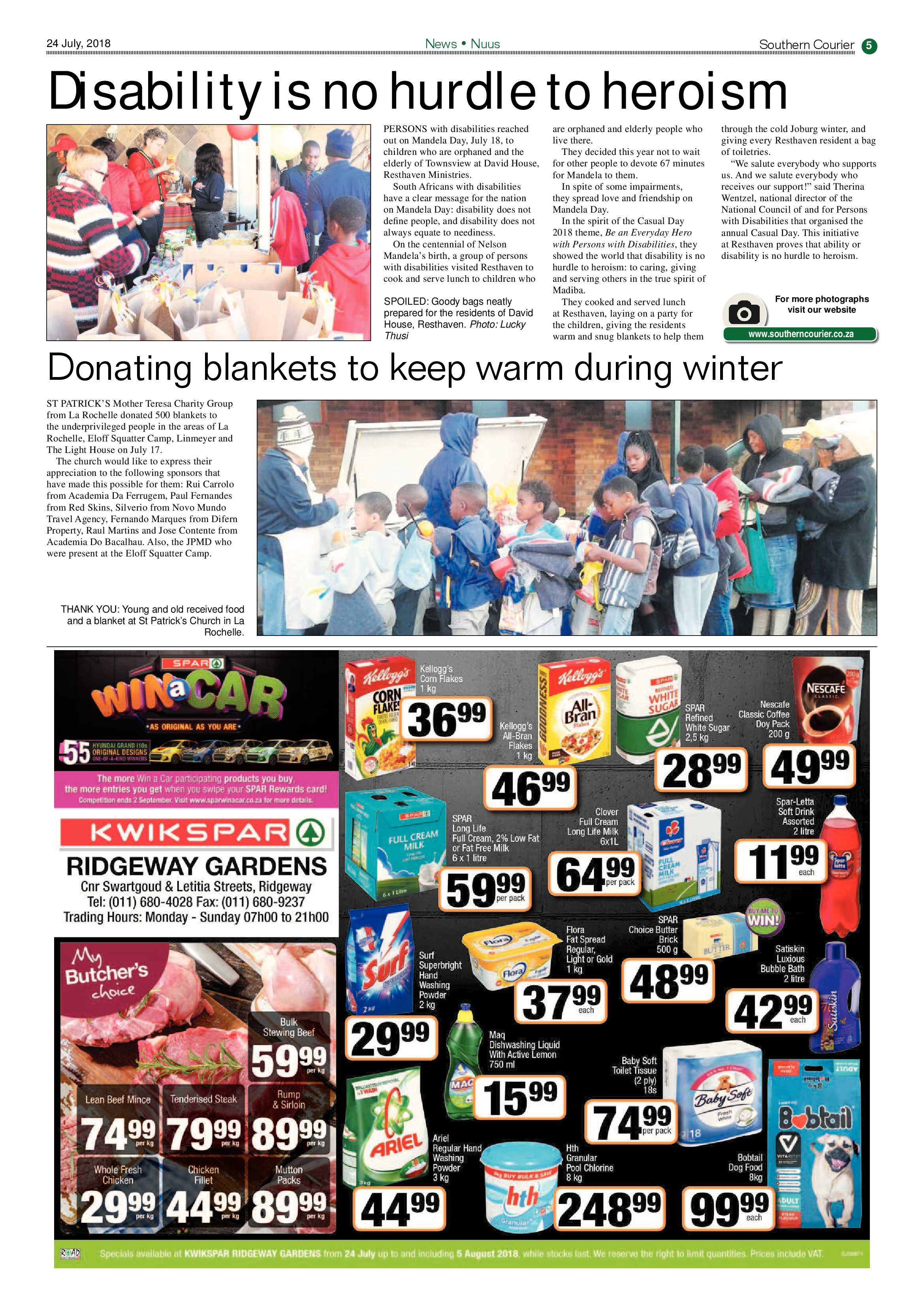 Southern Courier 24 July 2018 page 5