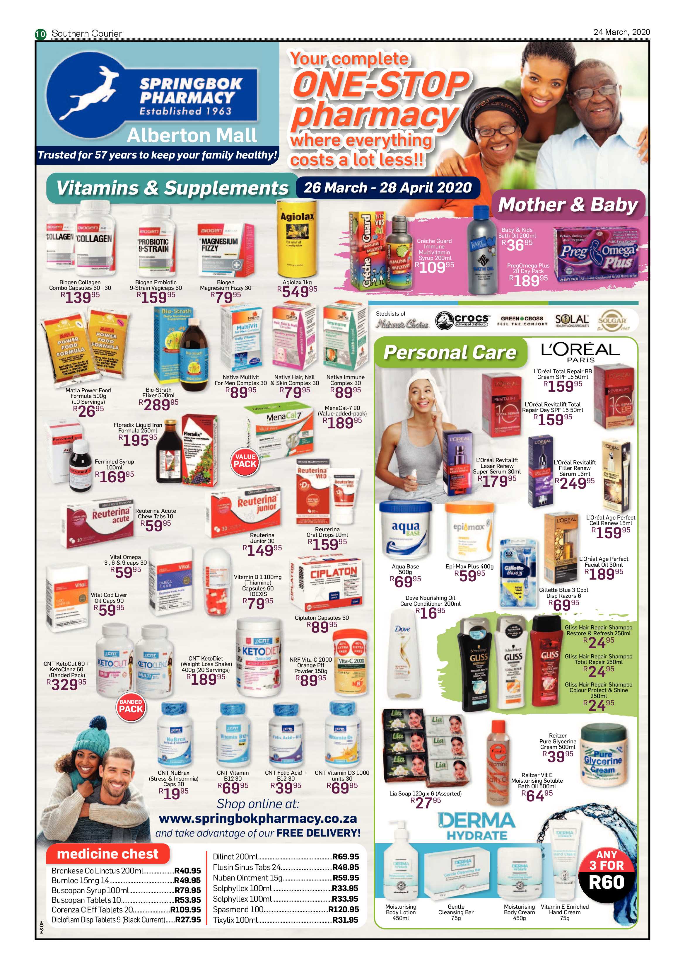 Southern Courier 24 March 2020 page 10