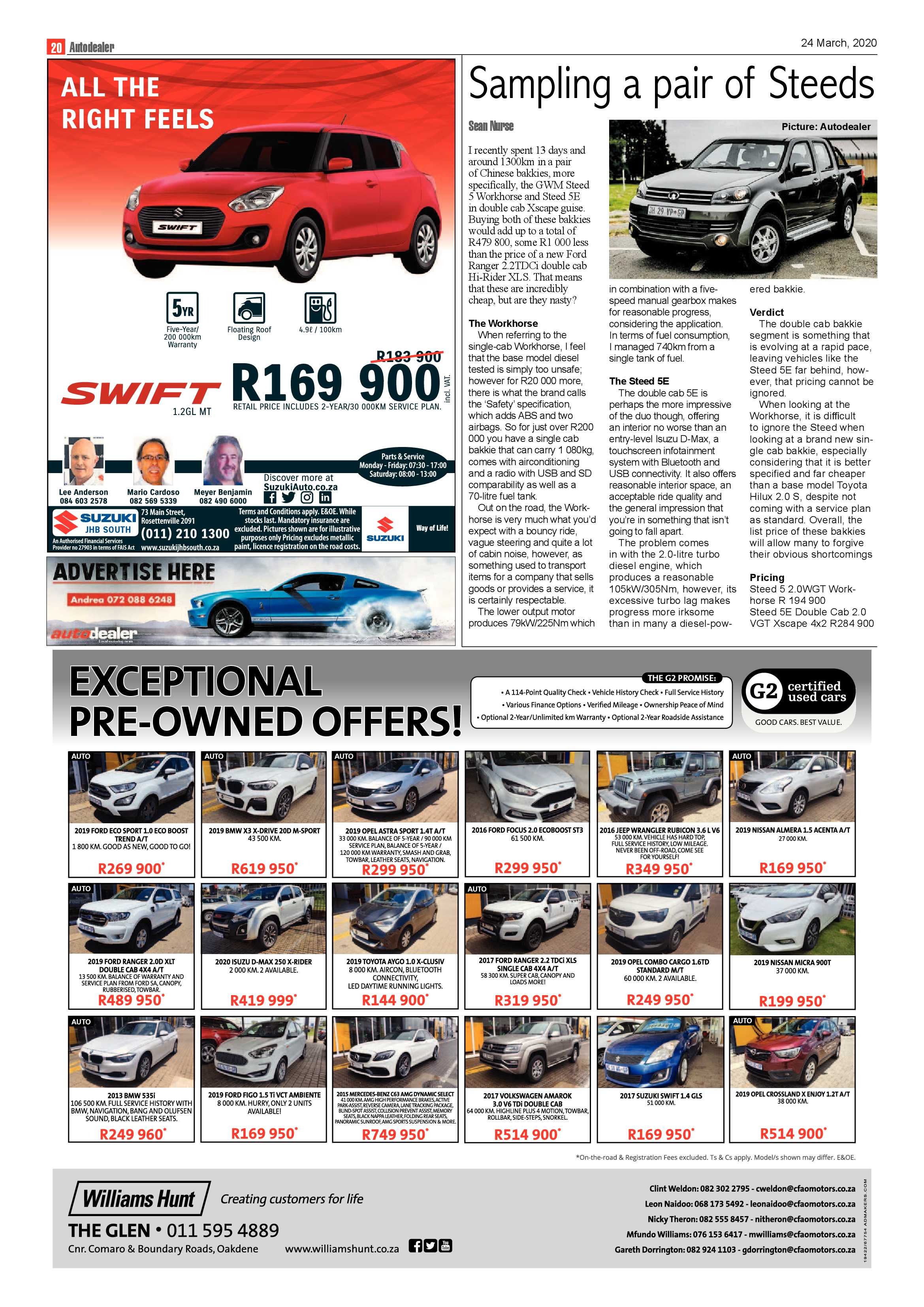 Southern Courier 24 March 2020 page 20
