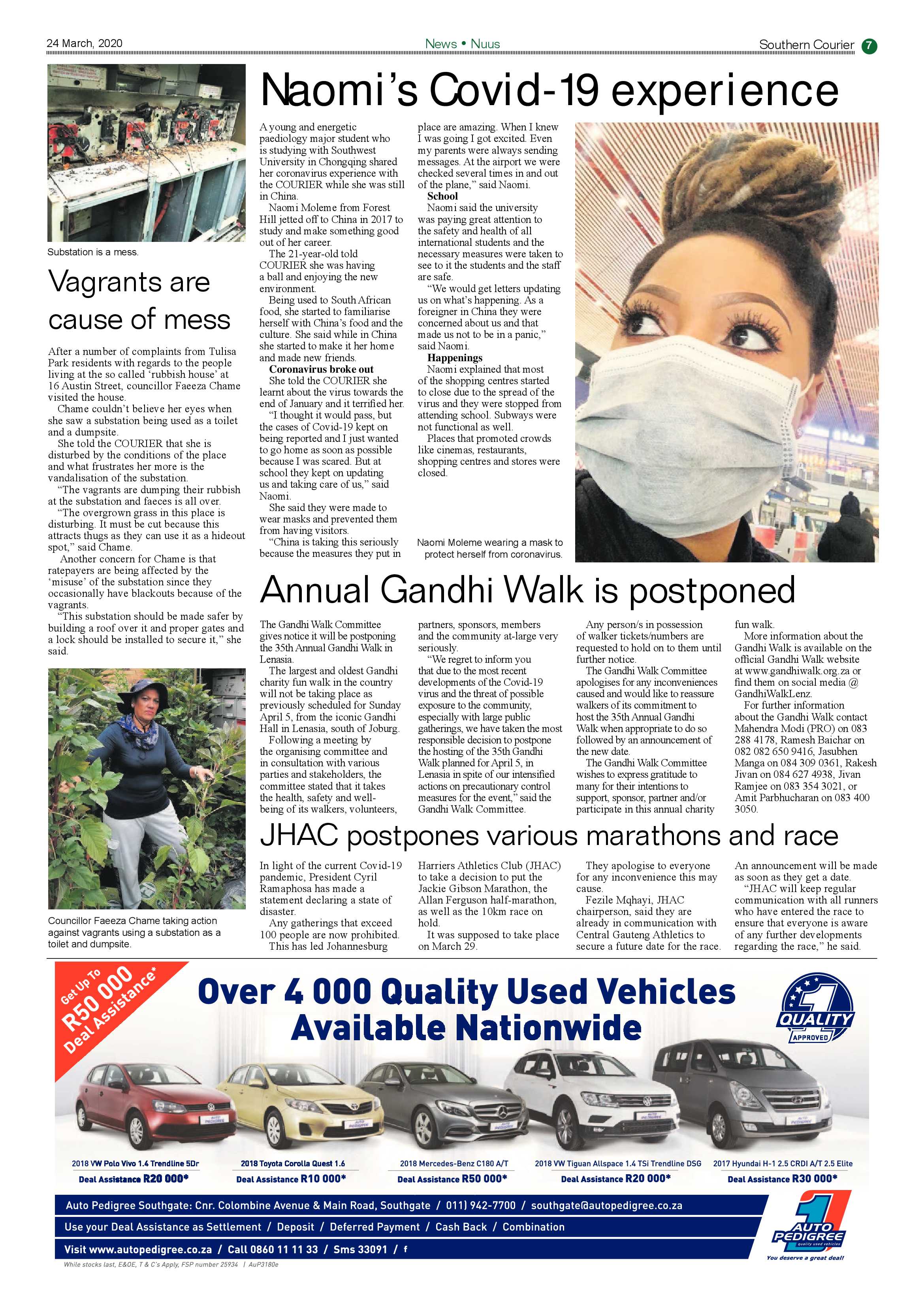 Southern Courier 24 March 2020 page 7
