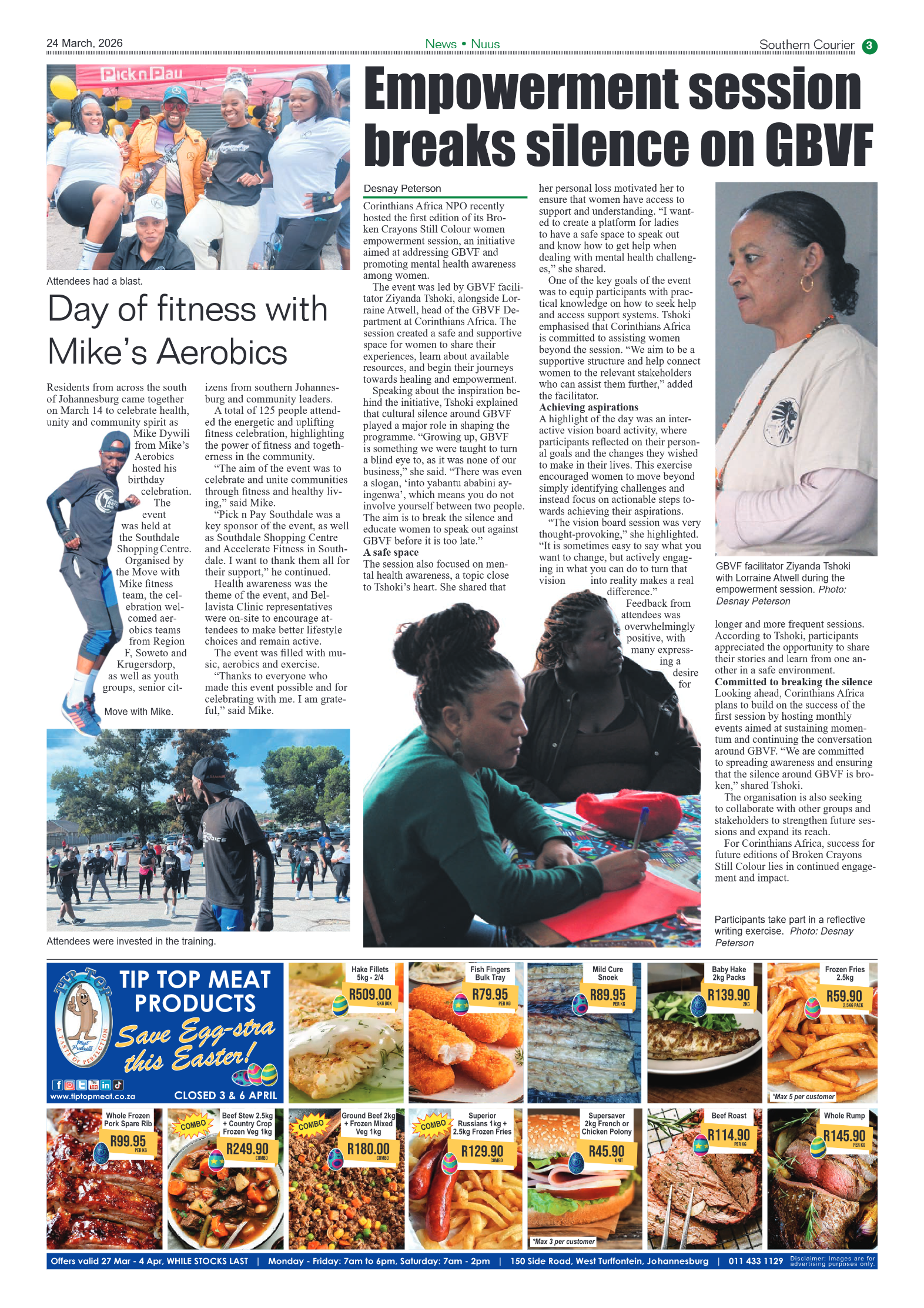 Southern Courier 24 March 2026 page 3