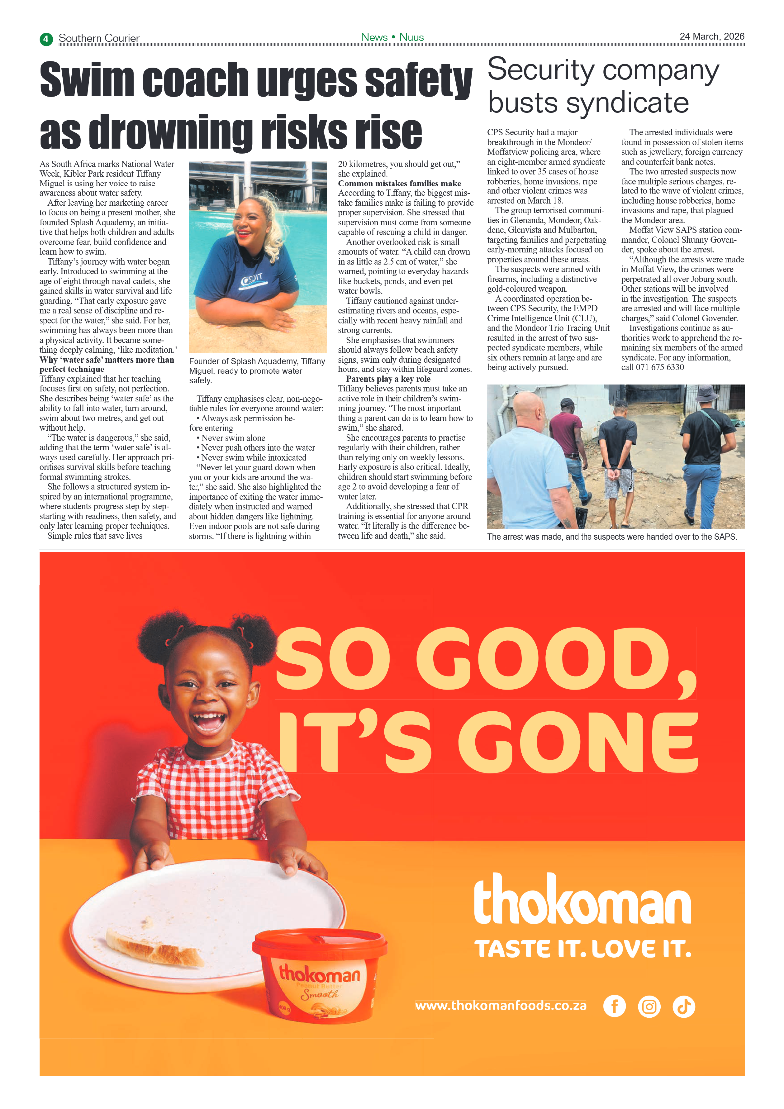 Southern Courier 24 March 2026 page 4