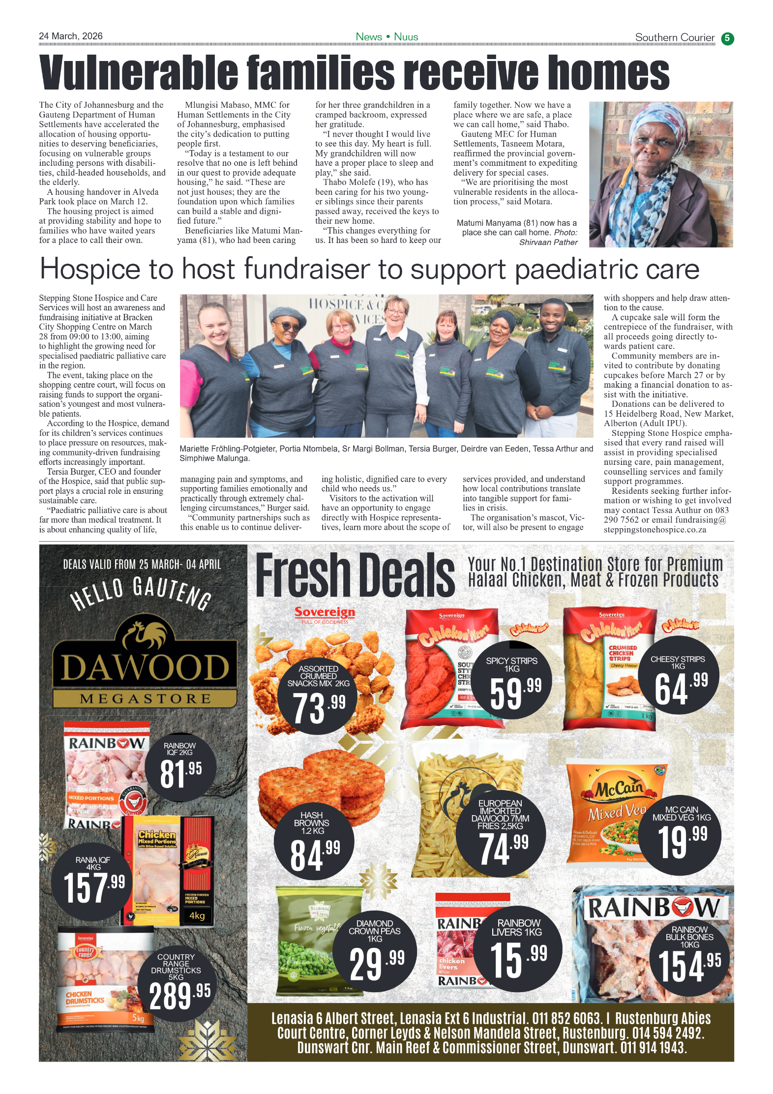 Southern Courier 24 March 2026 page 5