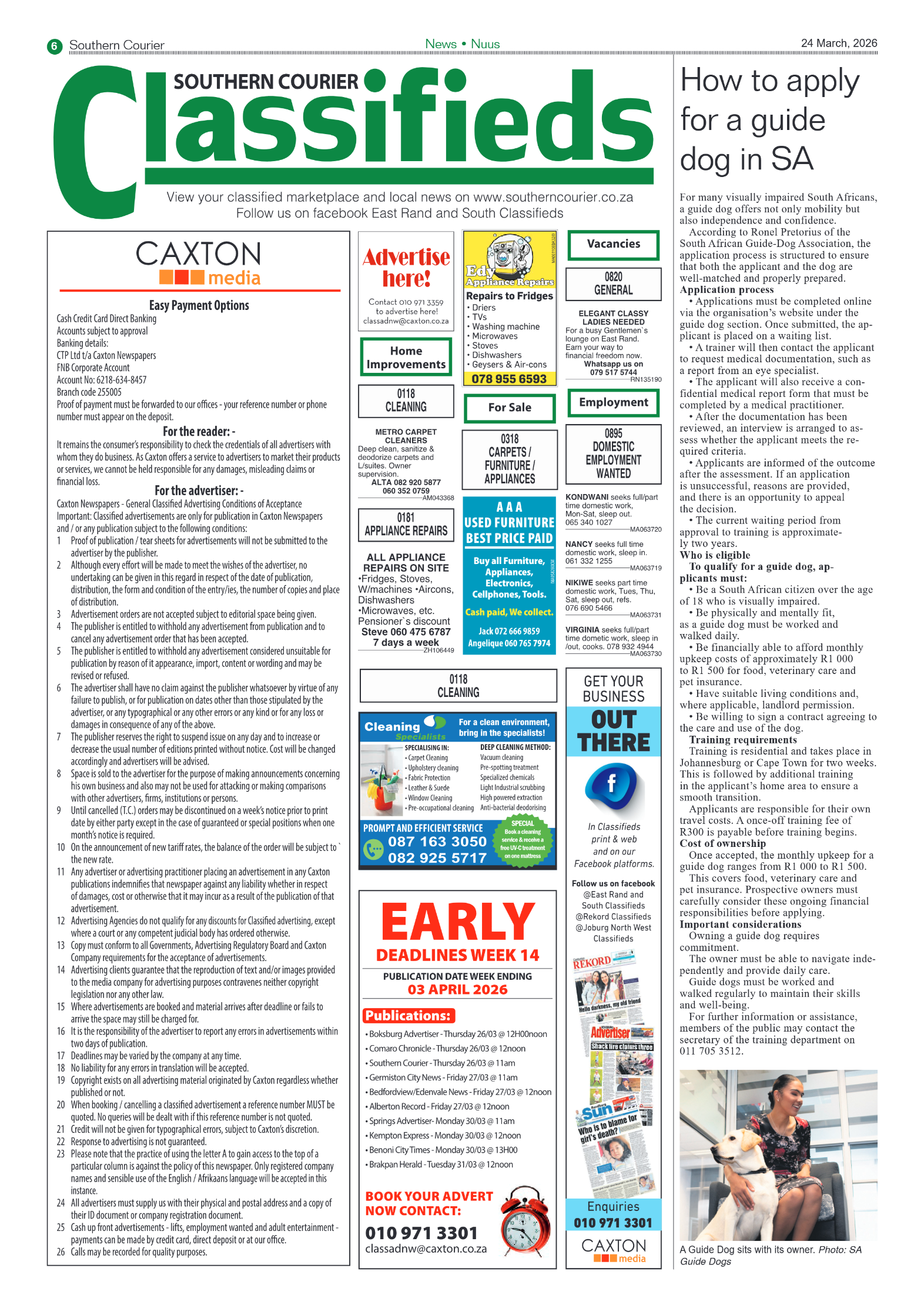 Southern Courier 24 March 2026 page 6