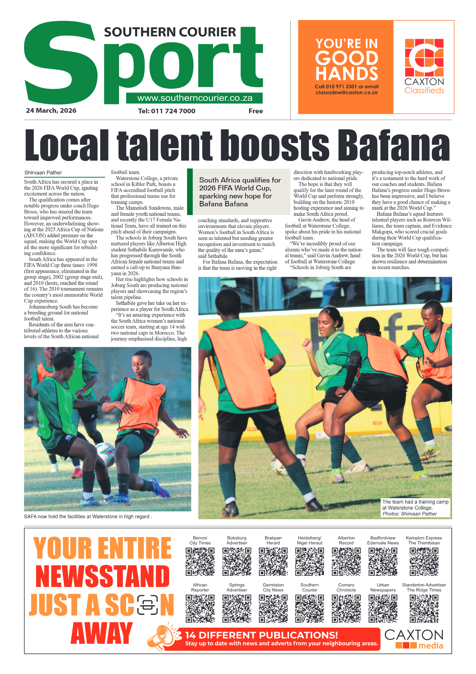 Southern Courier 24 March 2026 page 8