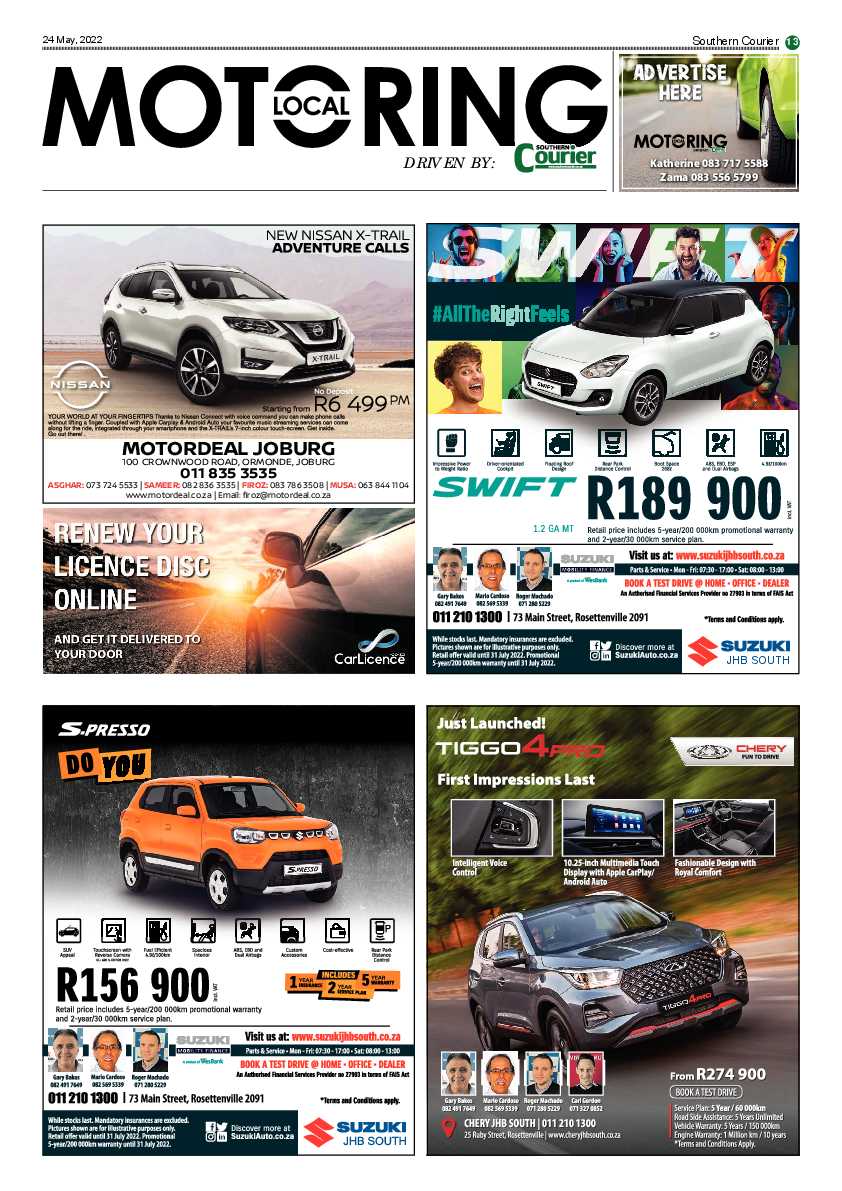 Southern Courier 24 May 2022 page 15