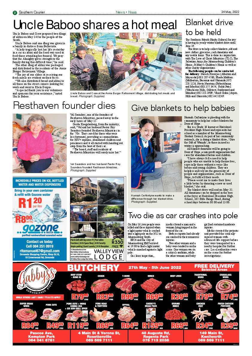 Southern Courier 24 May 2022 page 4