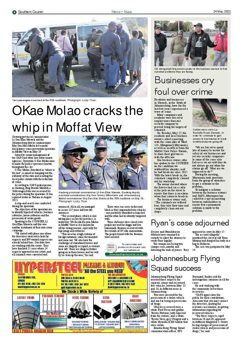 Southern Courier 24 May 2022 page 6