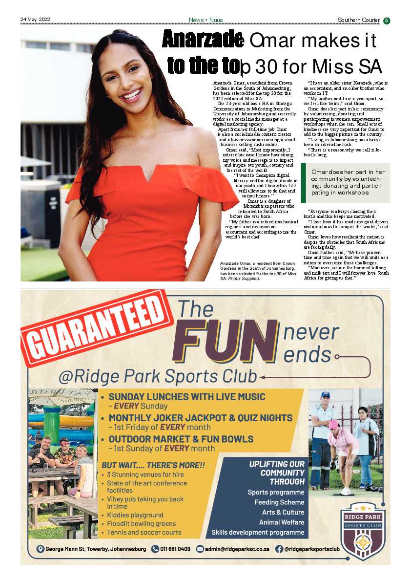 Southern Courier 24 May 2022 page 7