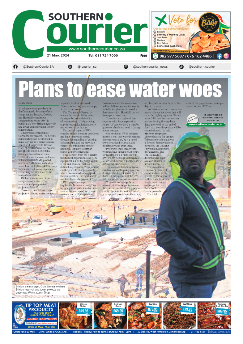 Southern Courier 24 May 2024 page 1