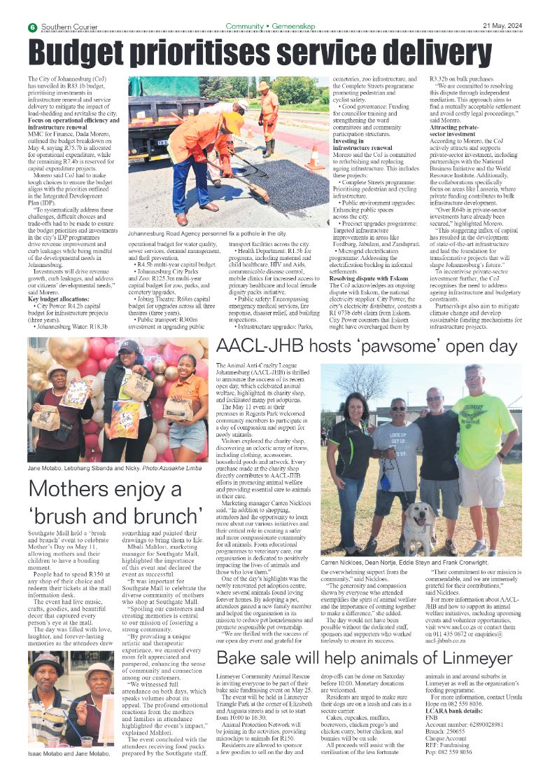 Southern Courier 24 May 2024 page 8