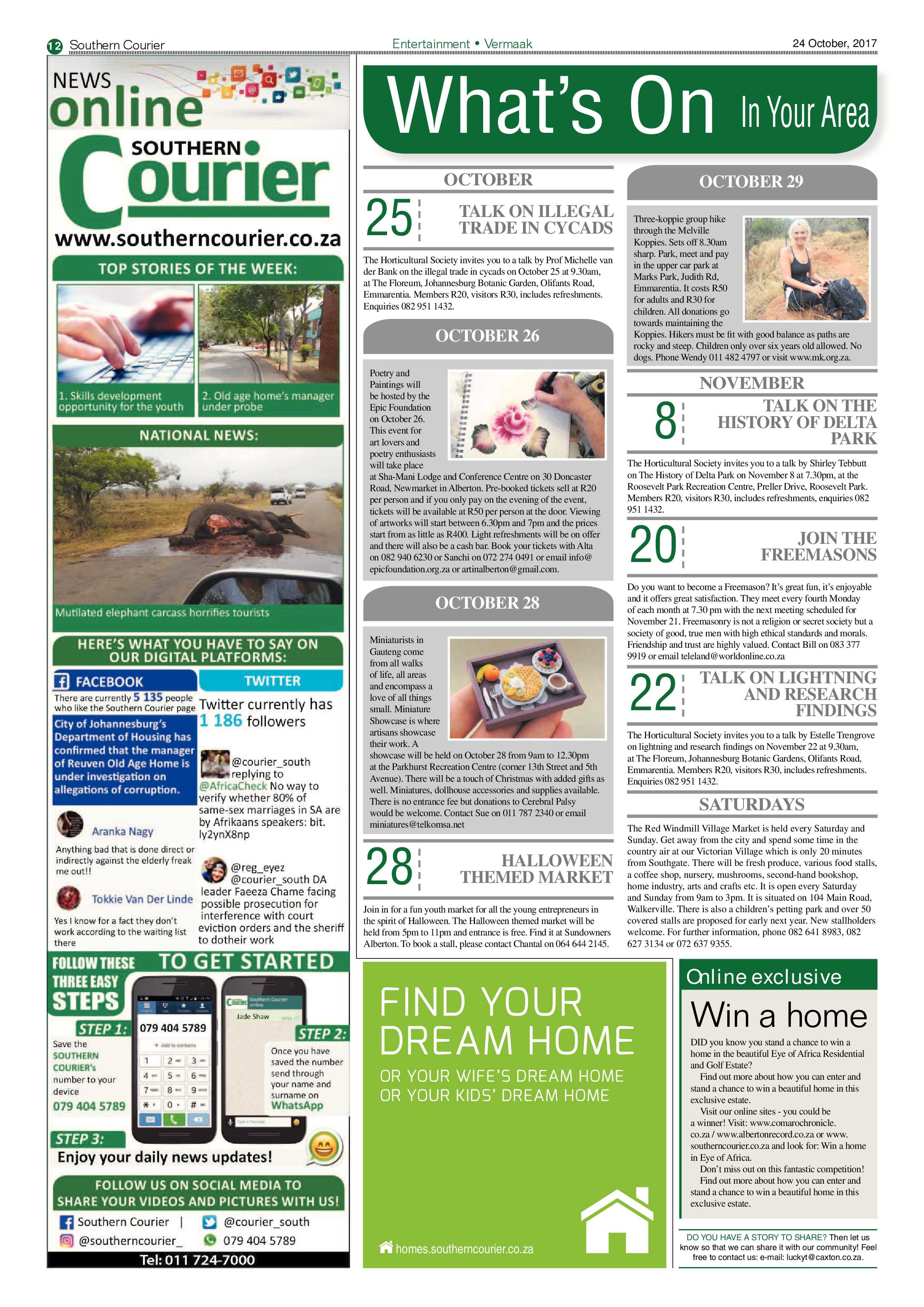 Southern Courier 24 October 2017 page 12