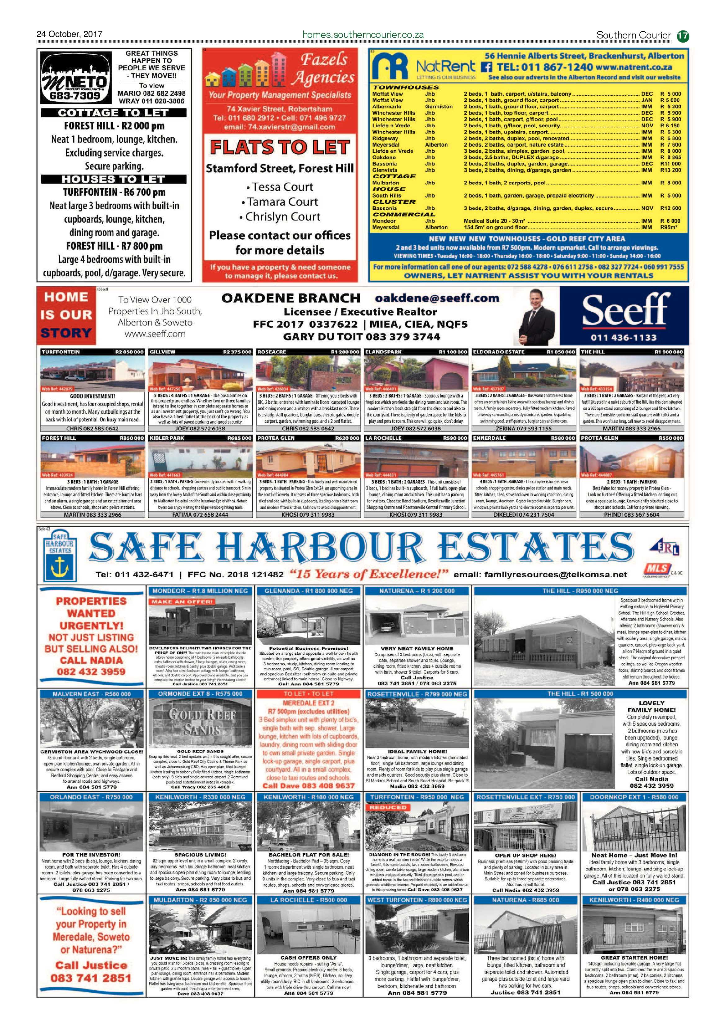 Southern Courier 24 October 2017 page 17