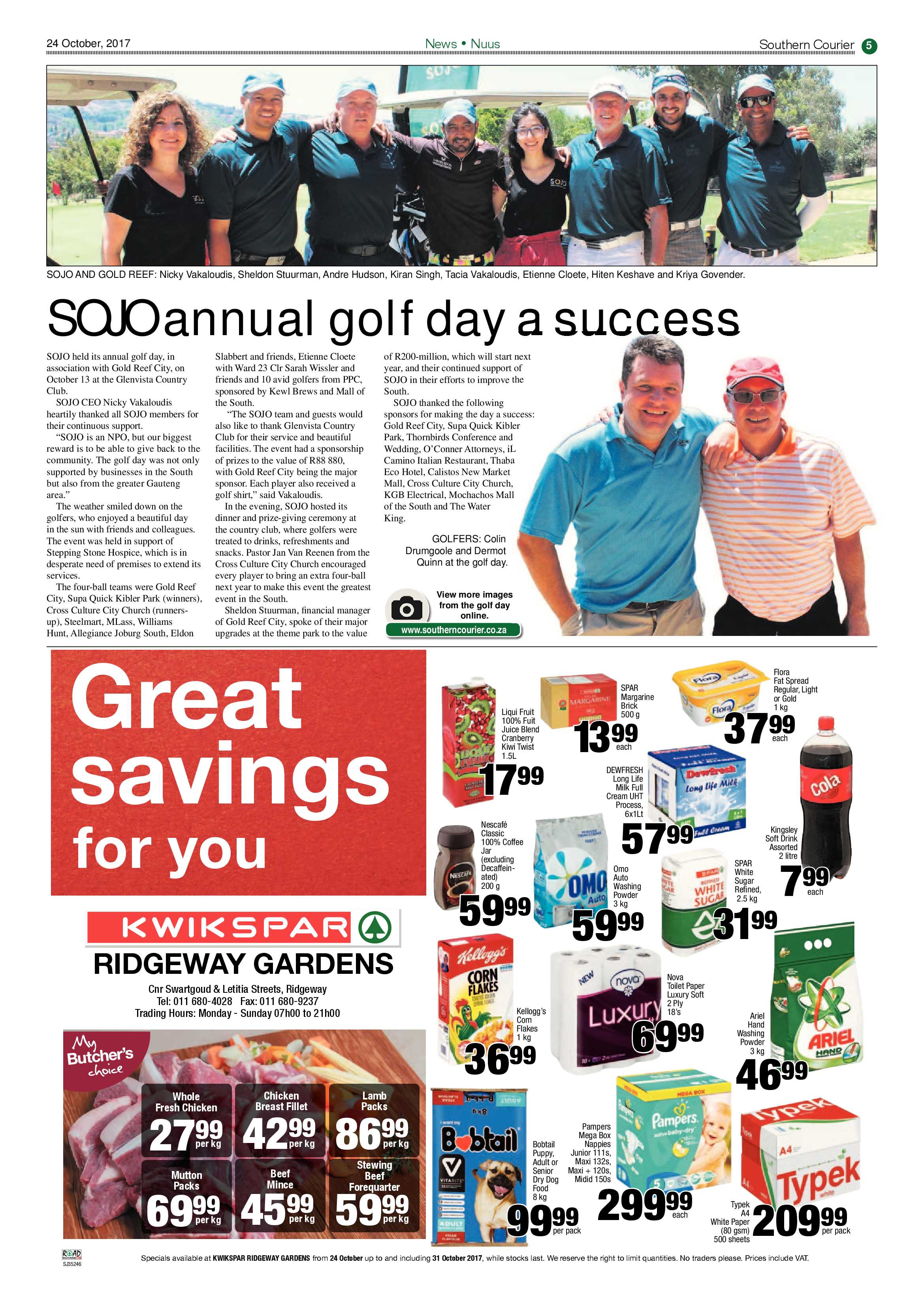 Southern Courier 24 October 2017 page 5