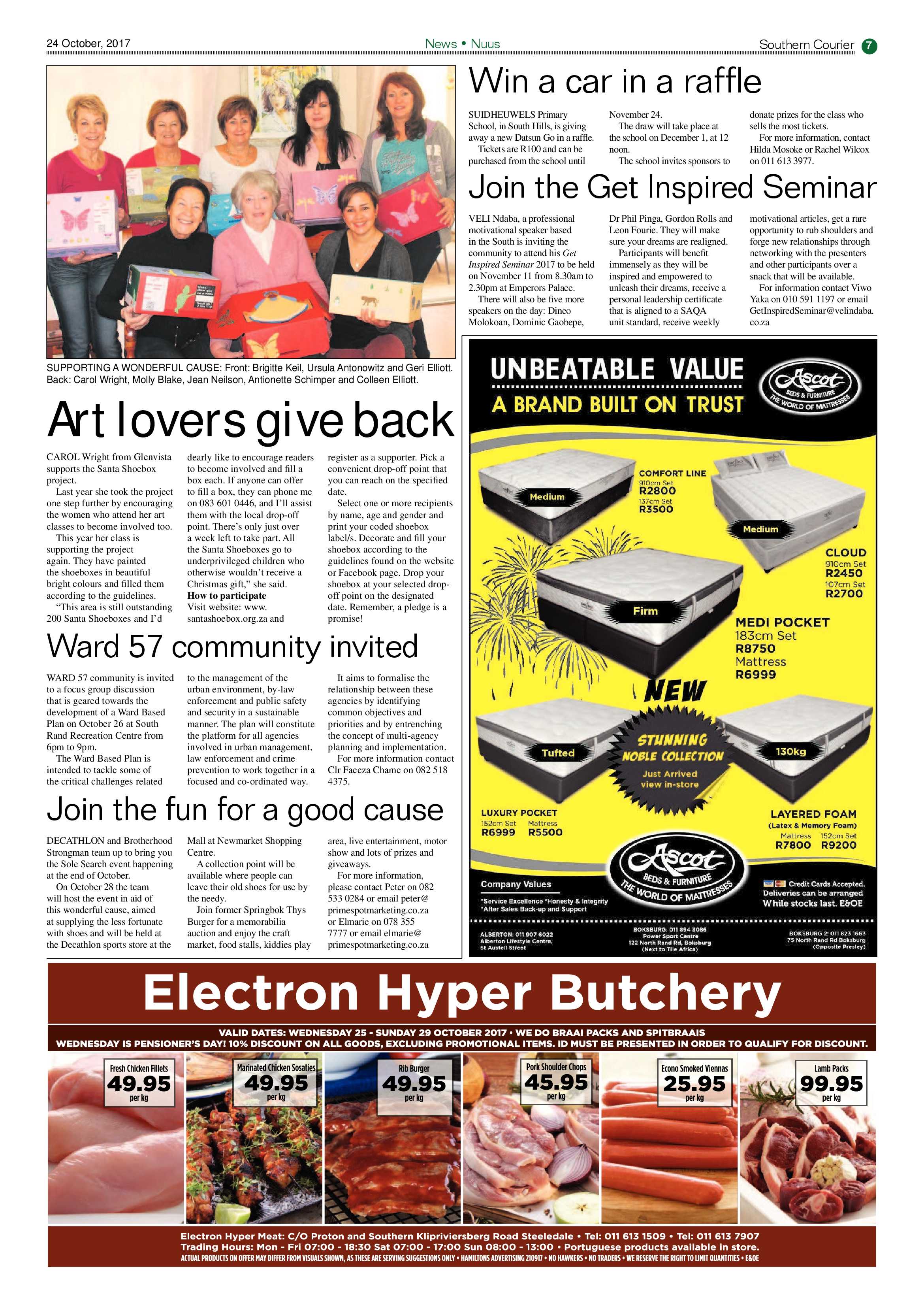 Southern Courier 24 October 2017 page 7