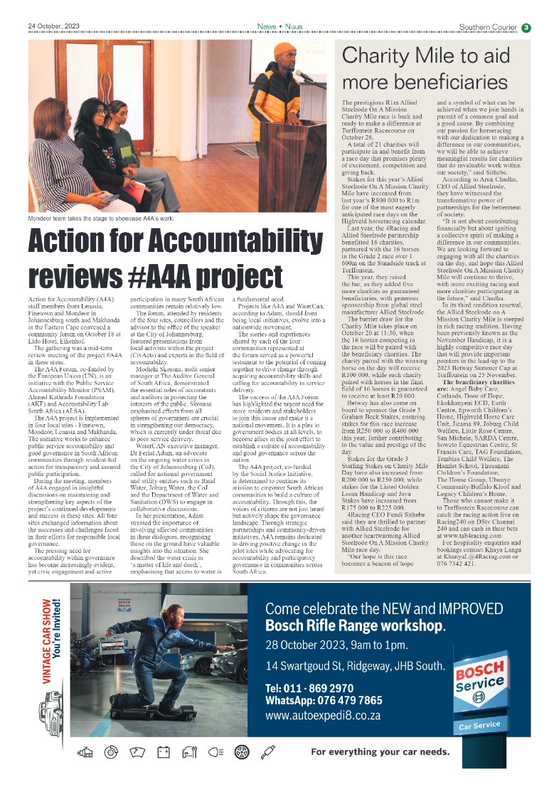 Southern Courier 24 October 2023 page 3