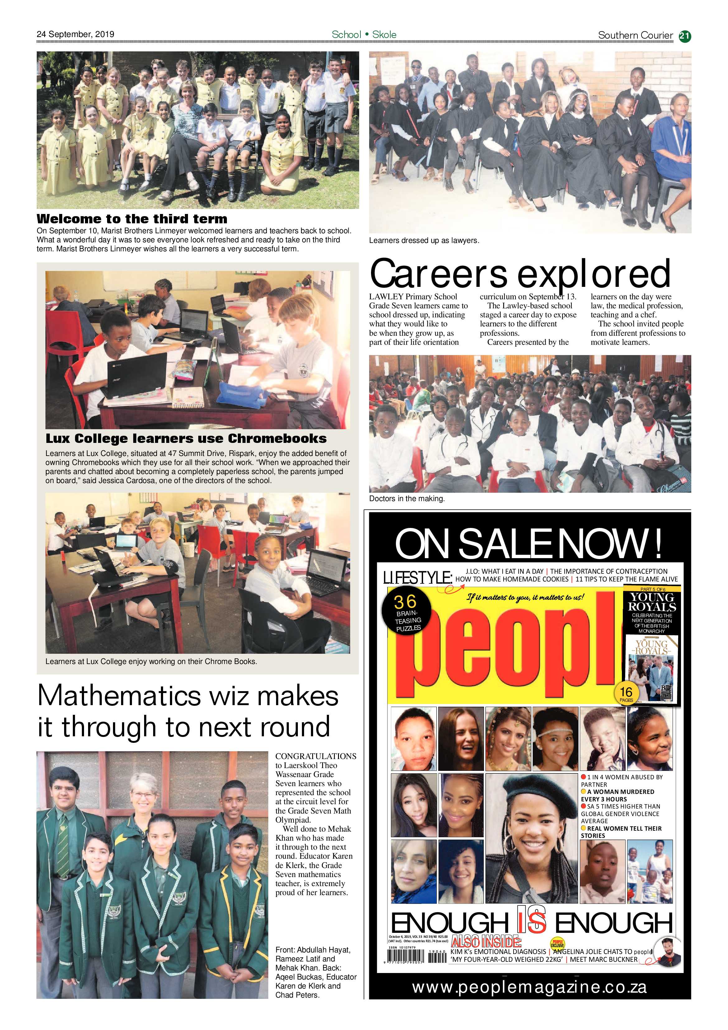Southern Courier 24 September 2019 page 21