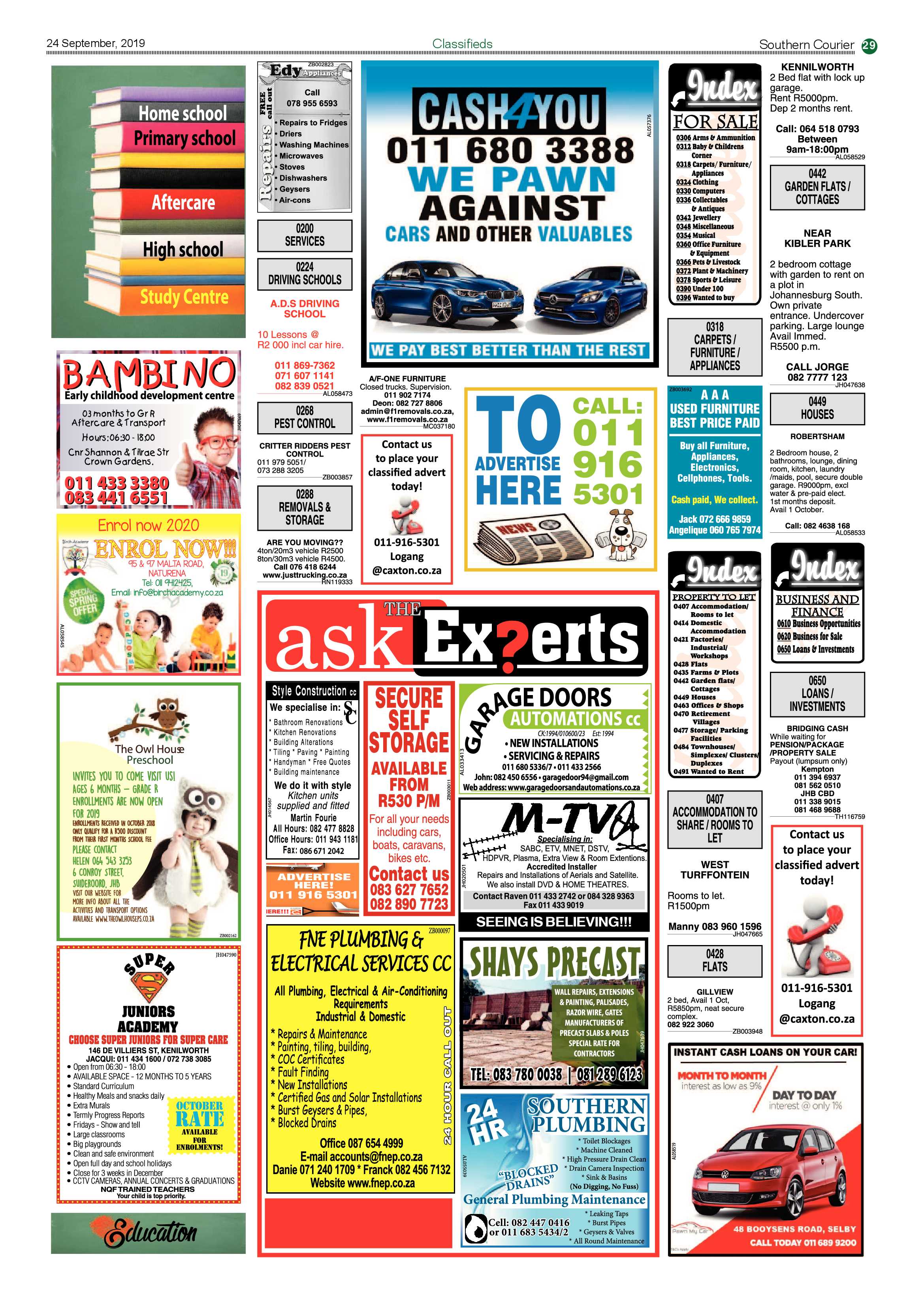 Southern Courier 24 September 2019 page 29