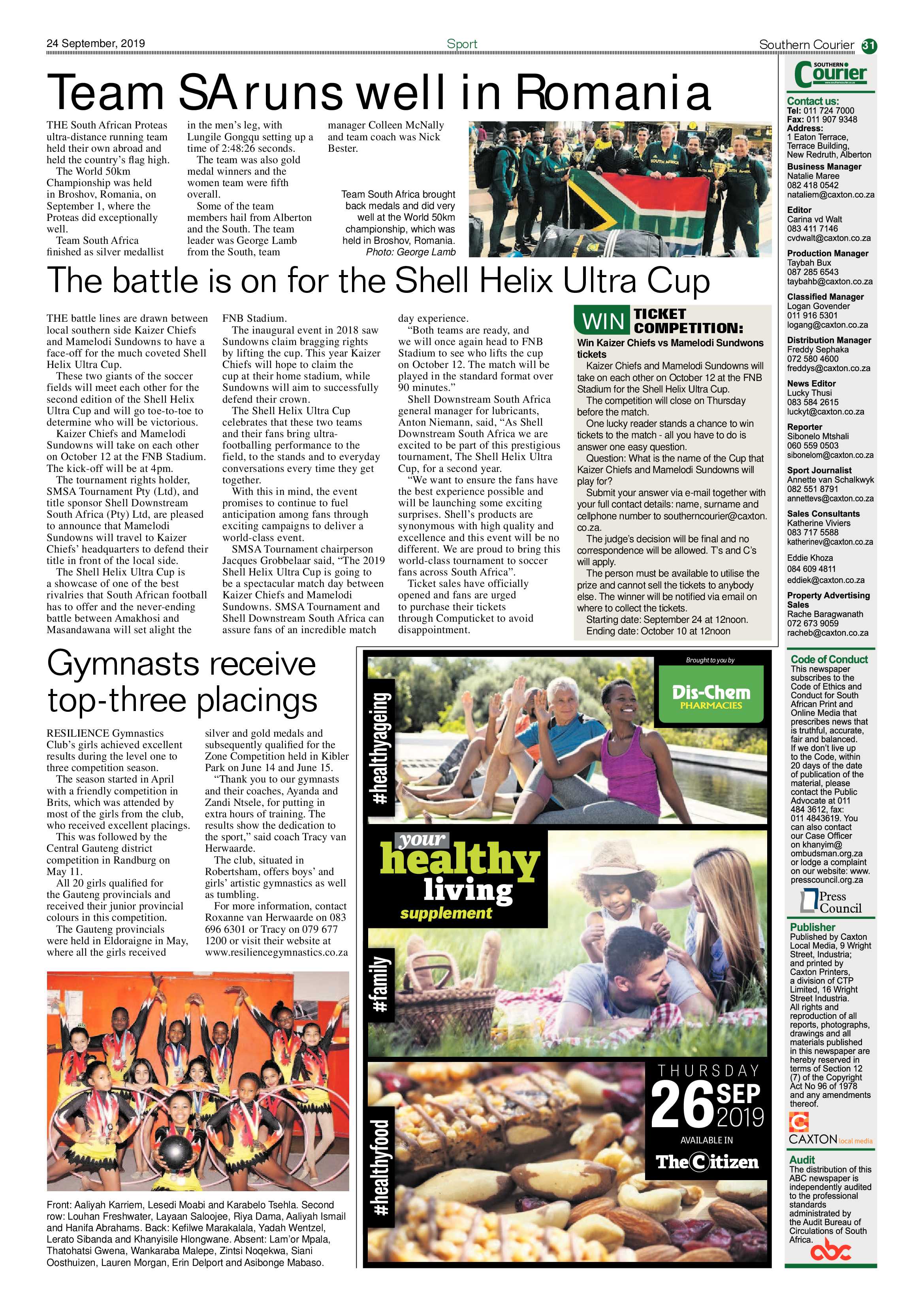 Southern Courier 24 September 2019 page 31
