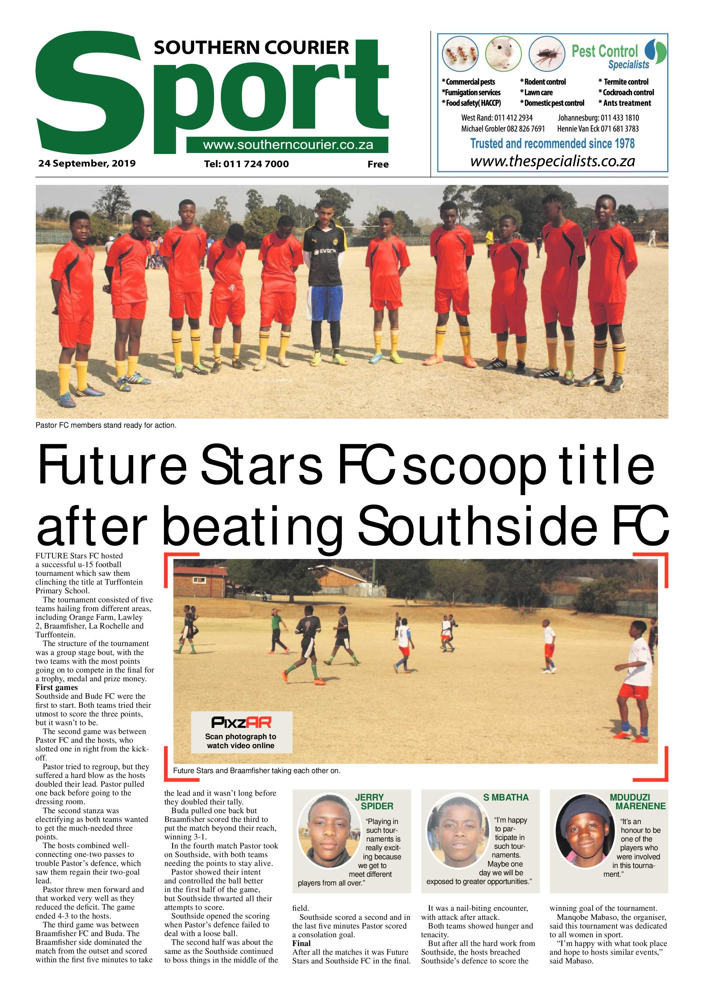 Southern Courier 24 September 2019 page 32