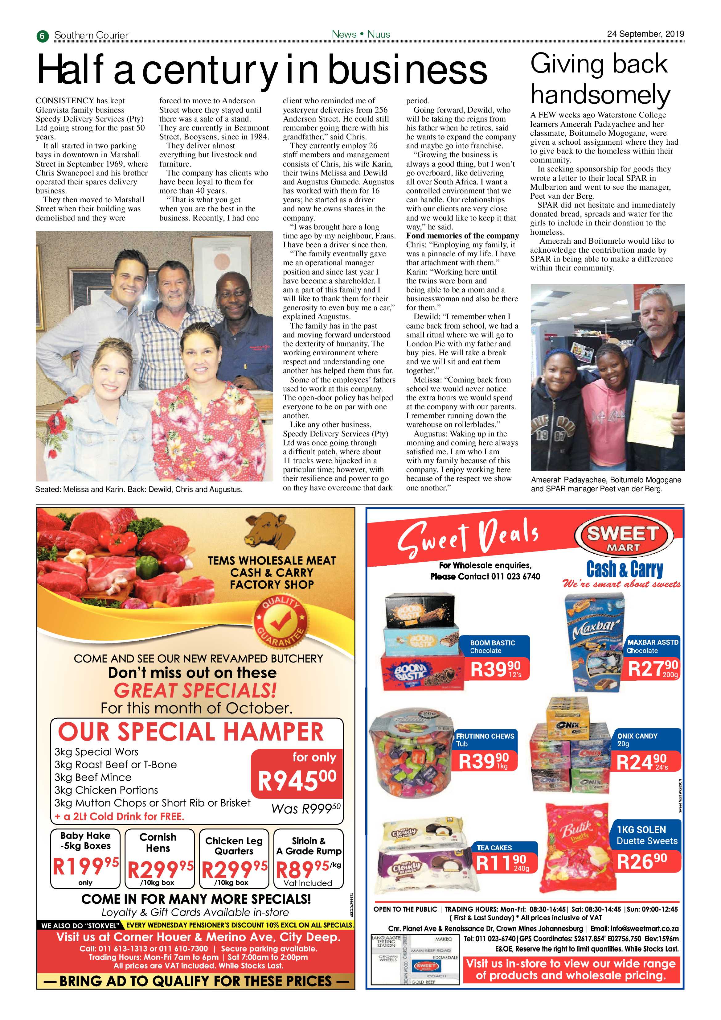 Southern Courier 24 September 2019 page 6