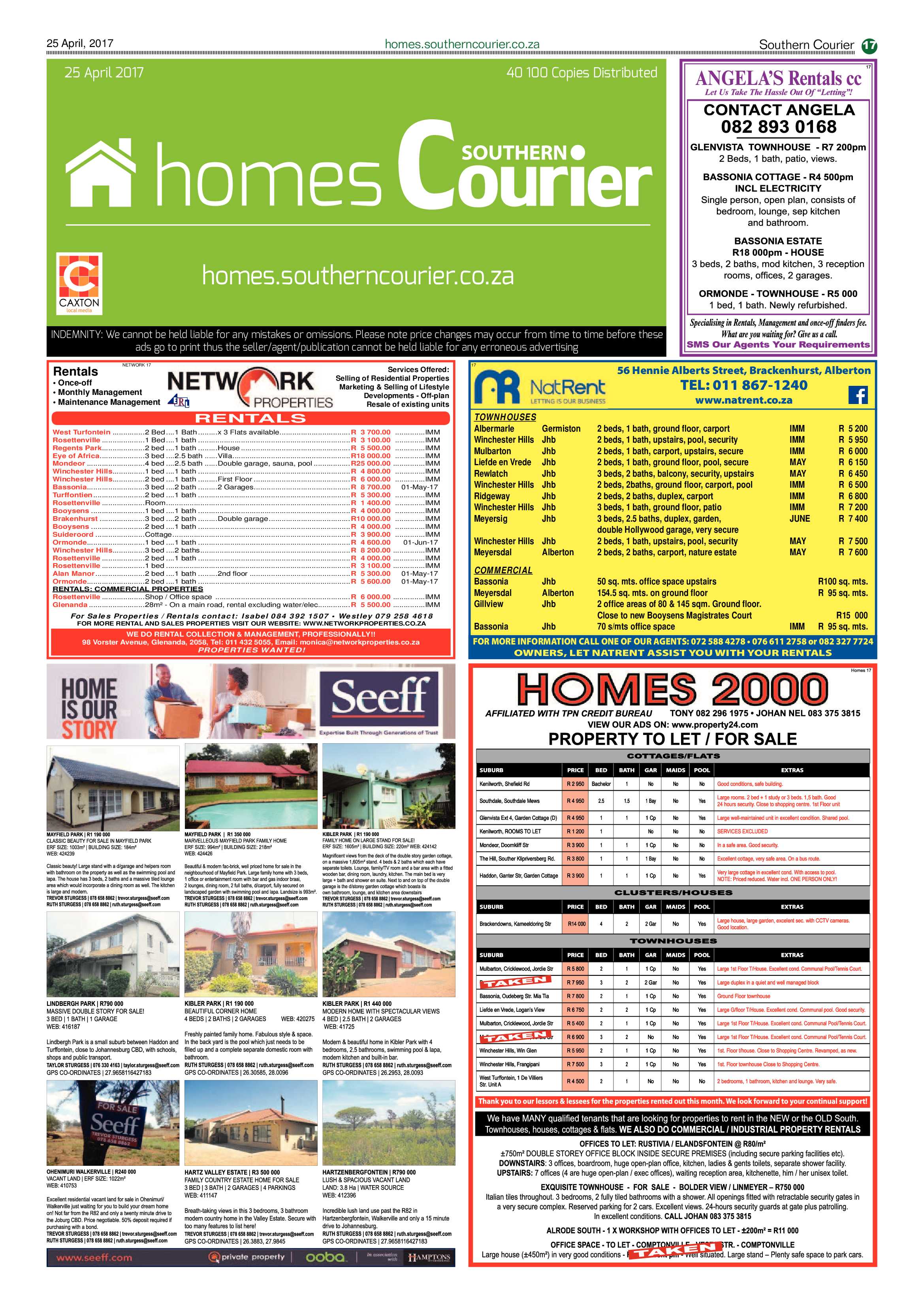 Southern Courier 25 April 2017 page 17