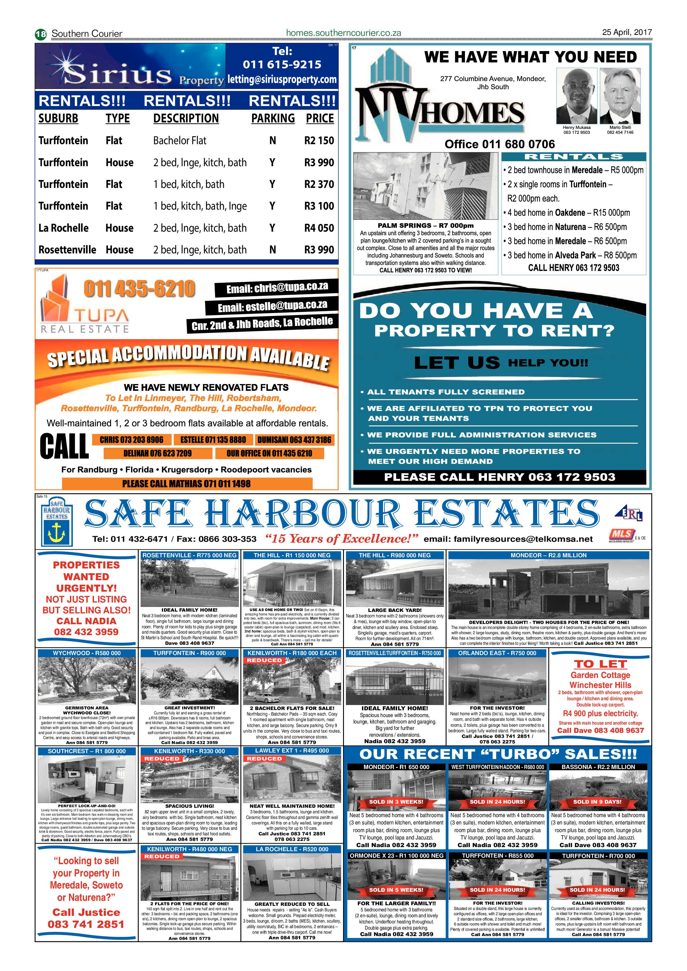 Southern Courier 25 April 2017 page 18