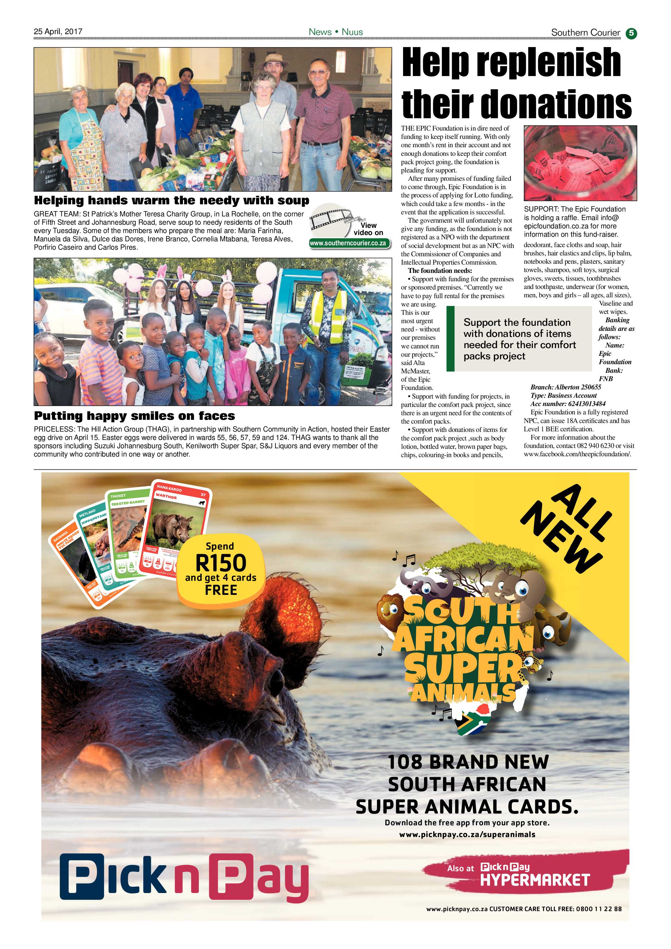 Southern Courier 25 April 2017 page 5