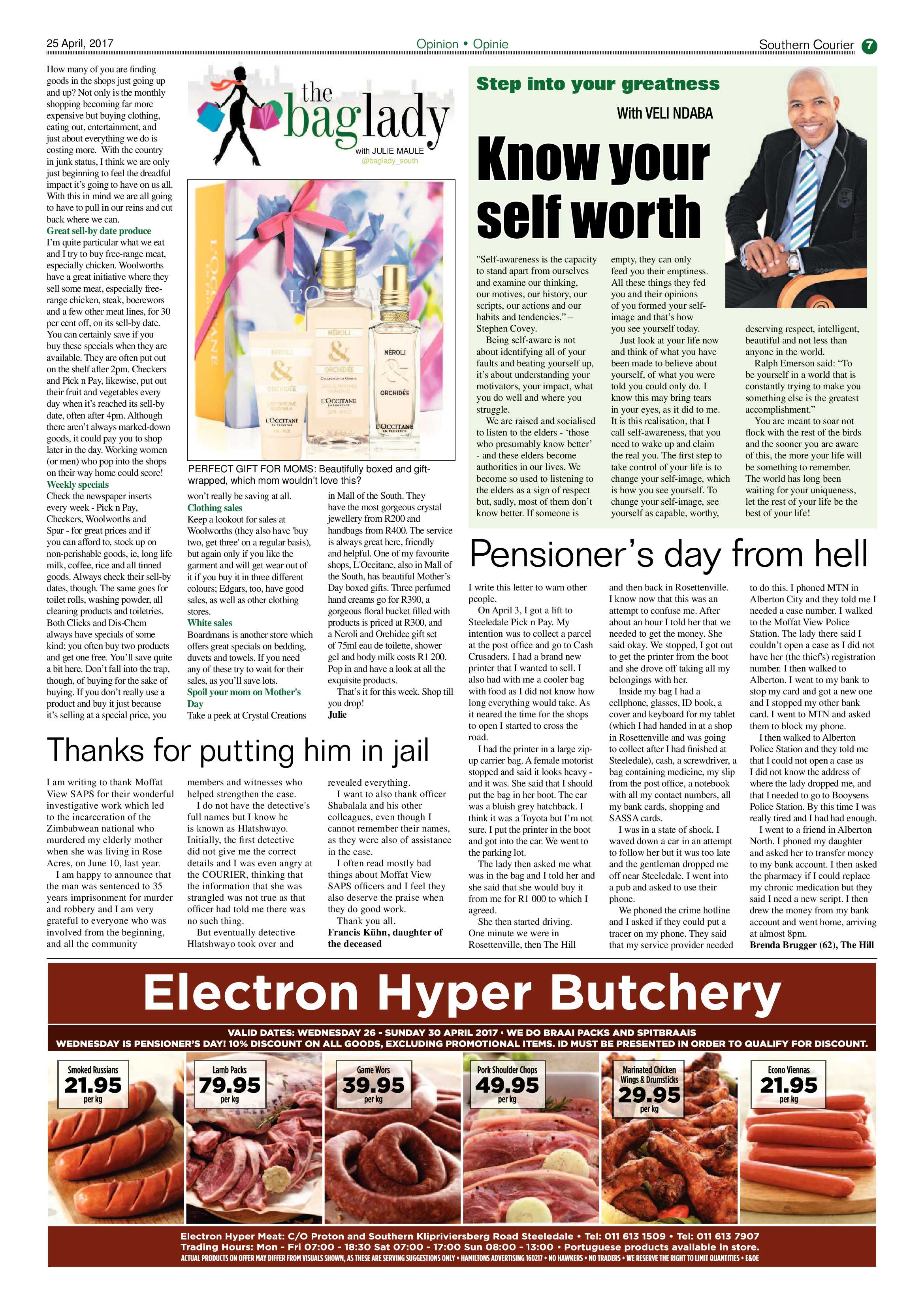 Southern Courier 25 April 2017 page 7